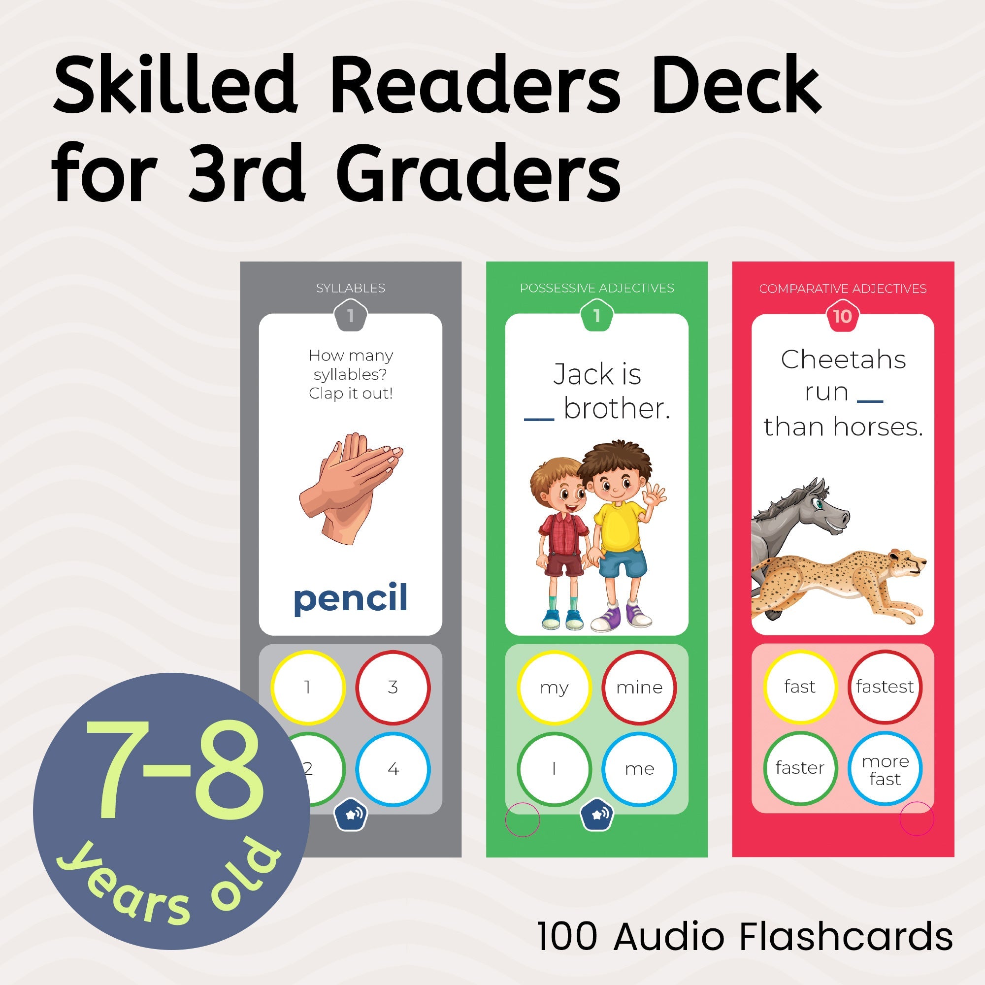 Skilled Readers Deck For 3rd Graders