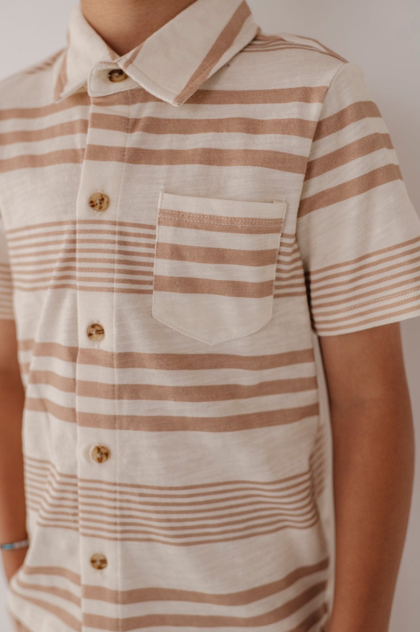 Boy's Collar Button Shirt