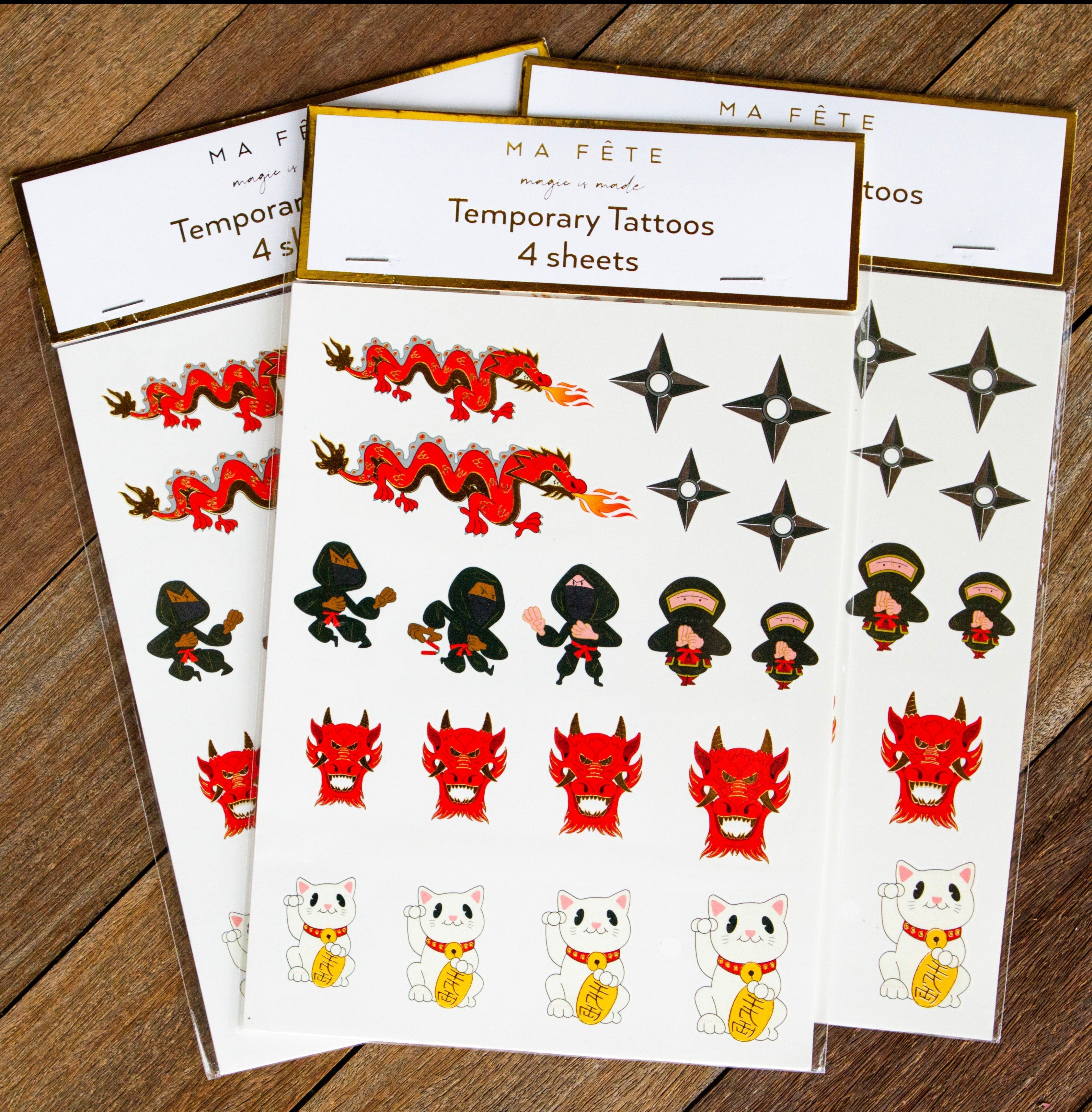 Ninja Temporary Tattoos (4)