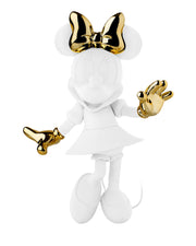 Minnie Mouse Welcome White & Gold 12in