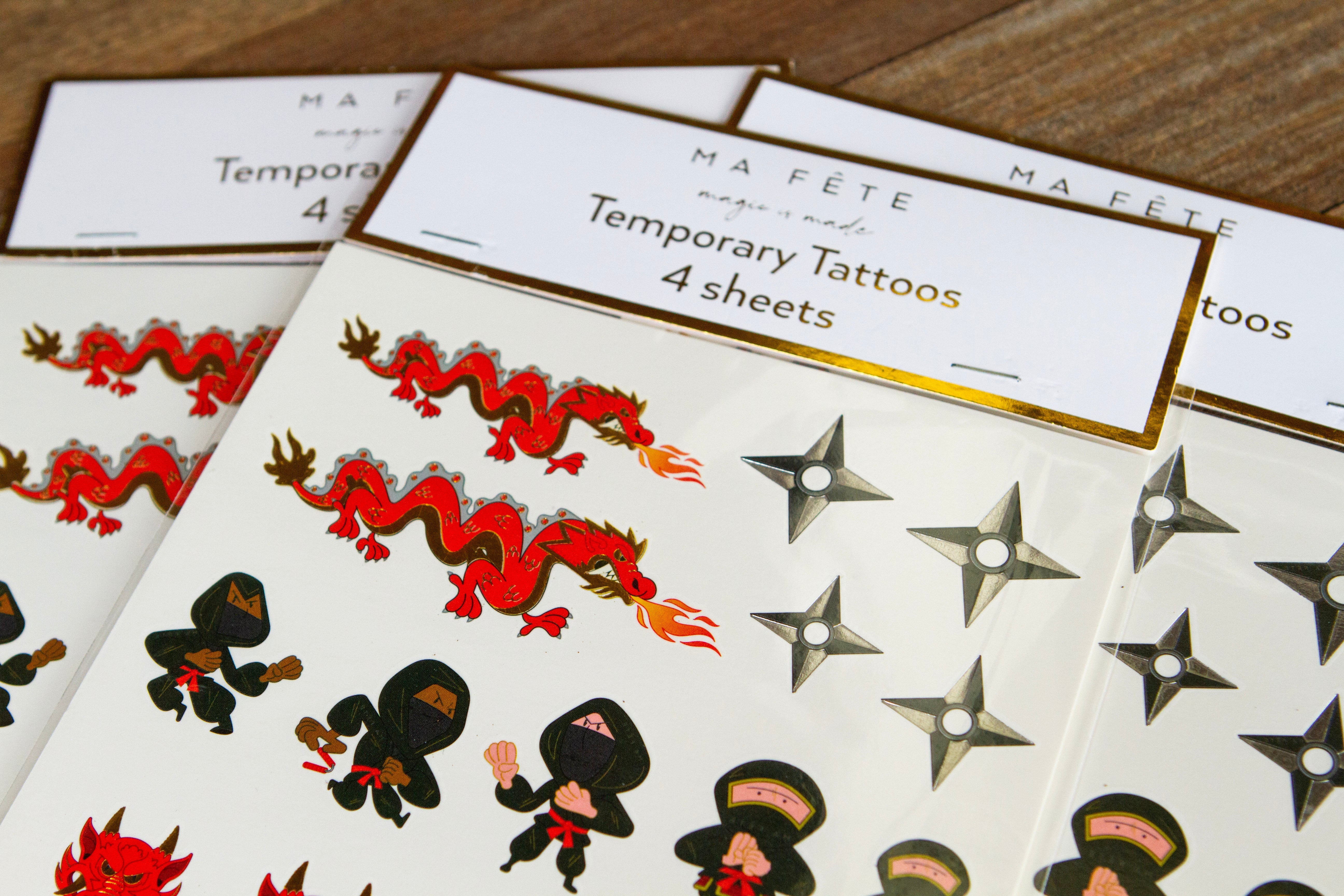 Ninja Temporary Tattoos (4)