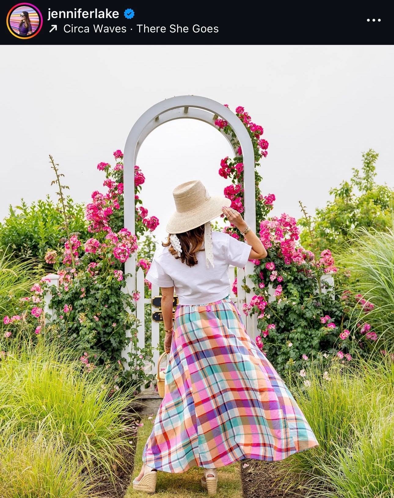 Wildflower Sun Hat - Coral Wide & Short Grosgrain Ribbon