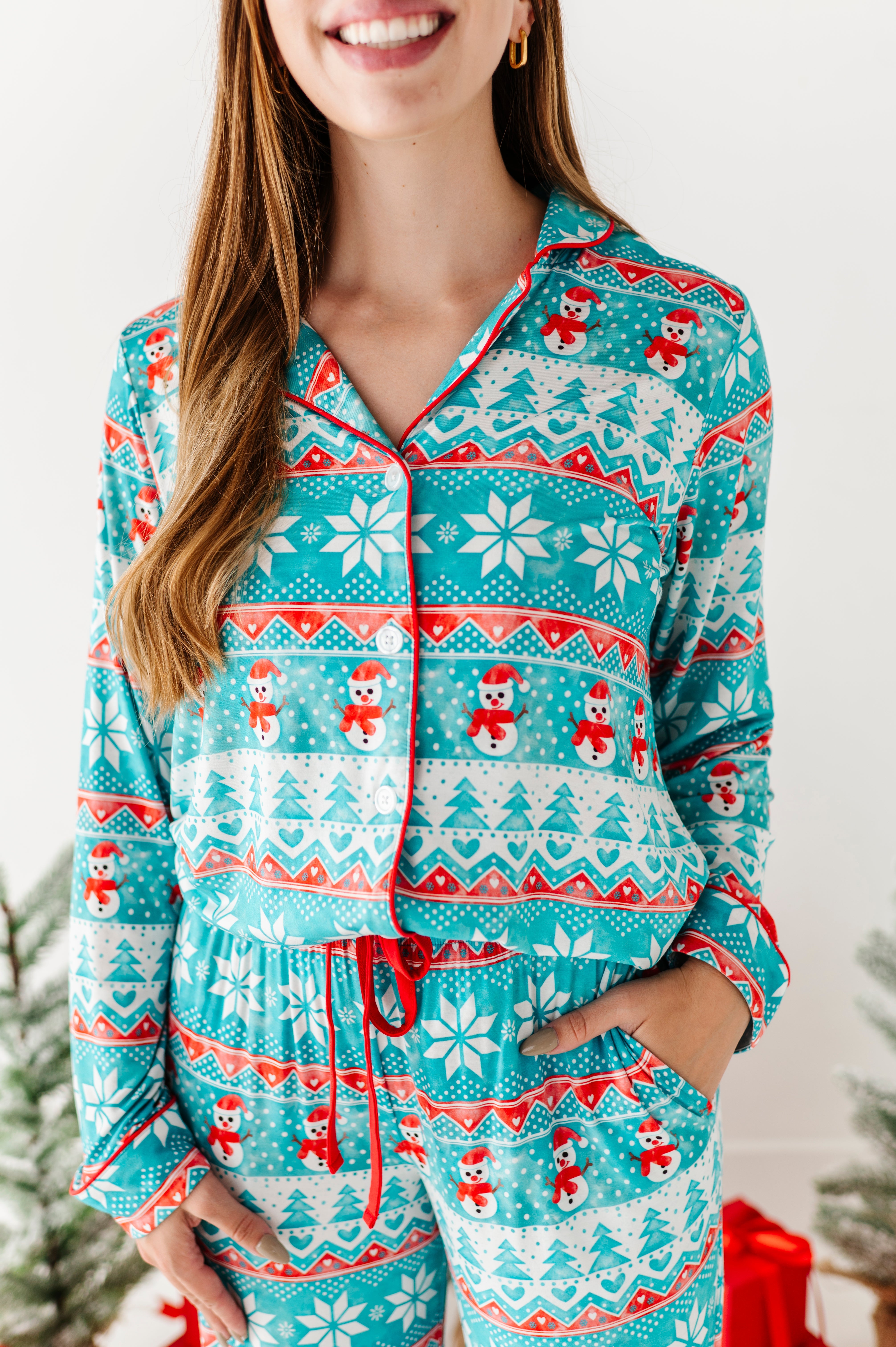 Frosty Fair Isle Women's Lounge Set