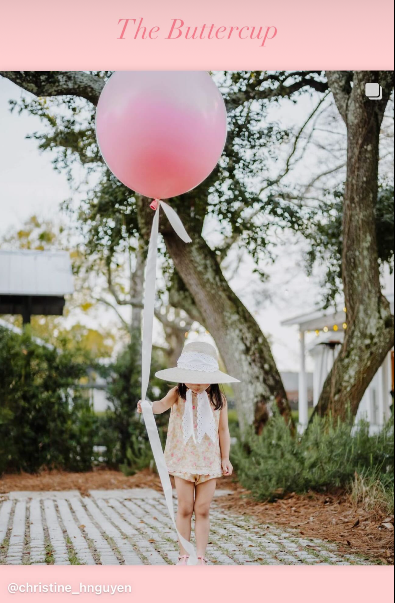 Buttercup Little Girl’s Hat - Navy Ric-rac Ribbon