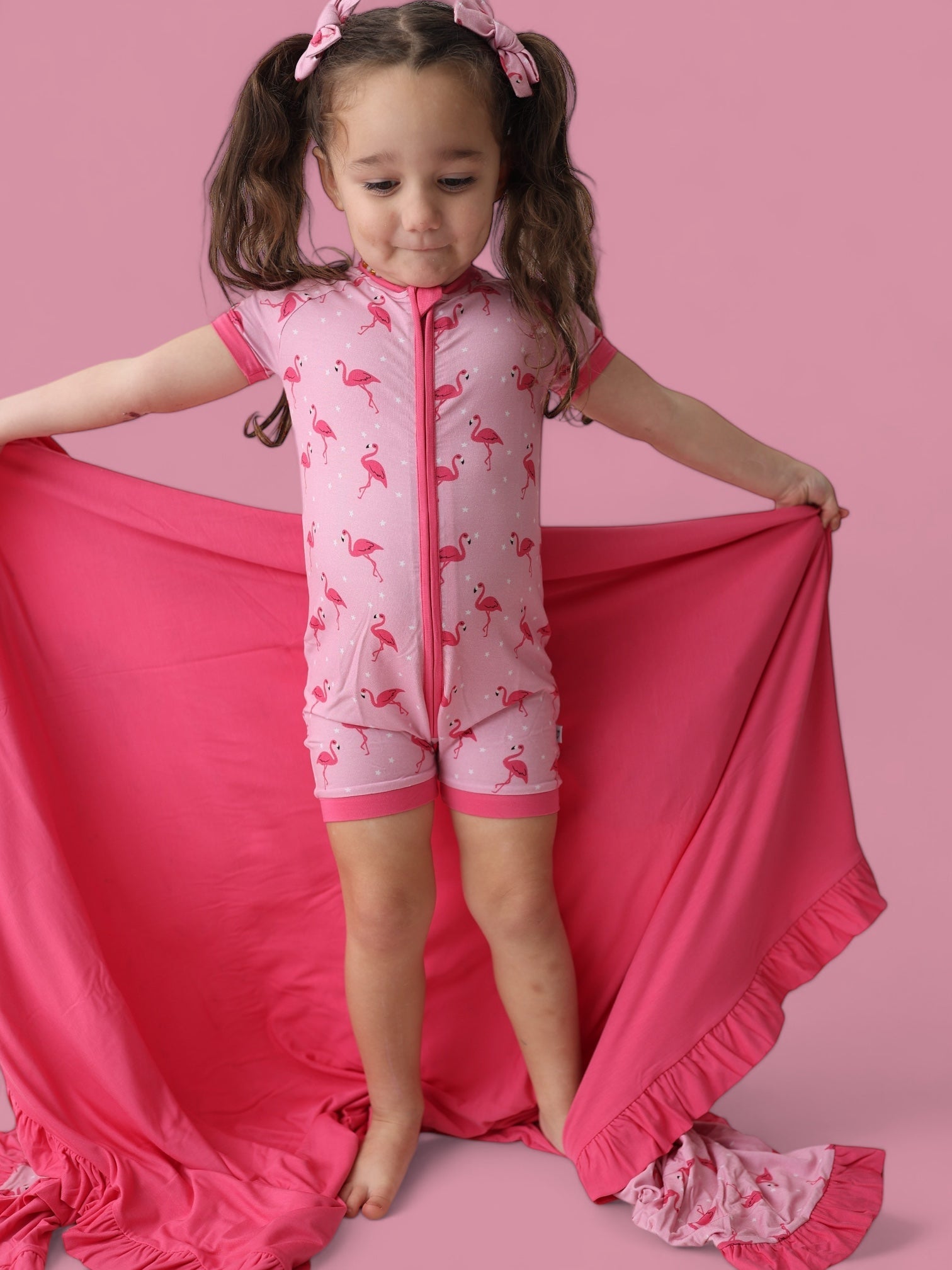 Flocking Flamingos Dream Shortie