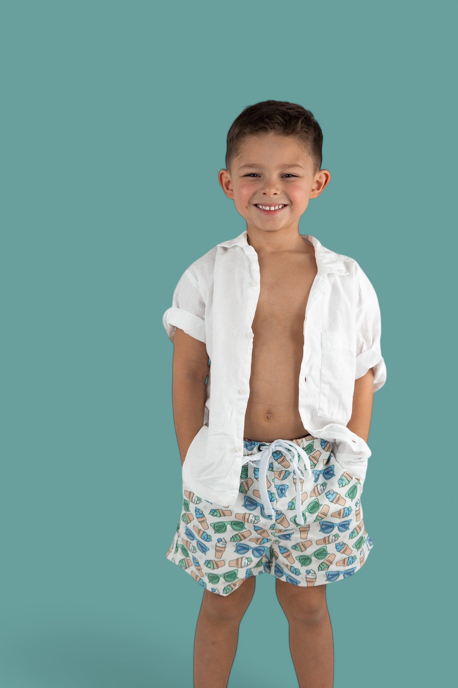 Cool Summer Dream Swim Trunks