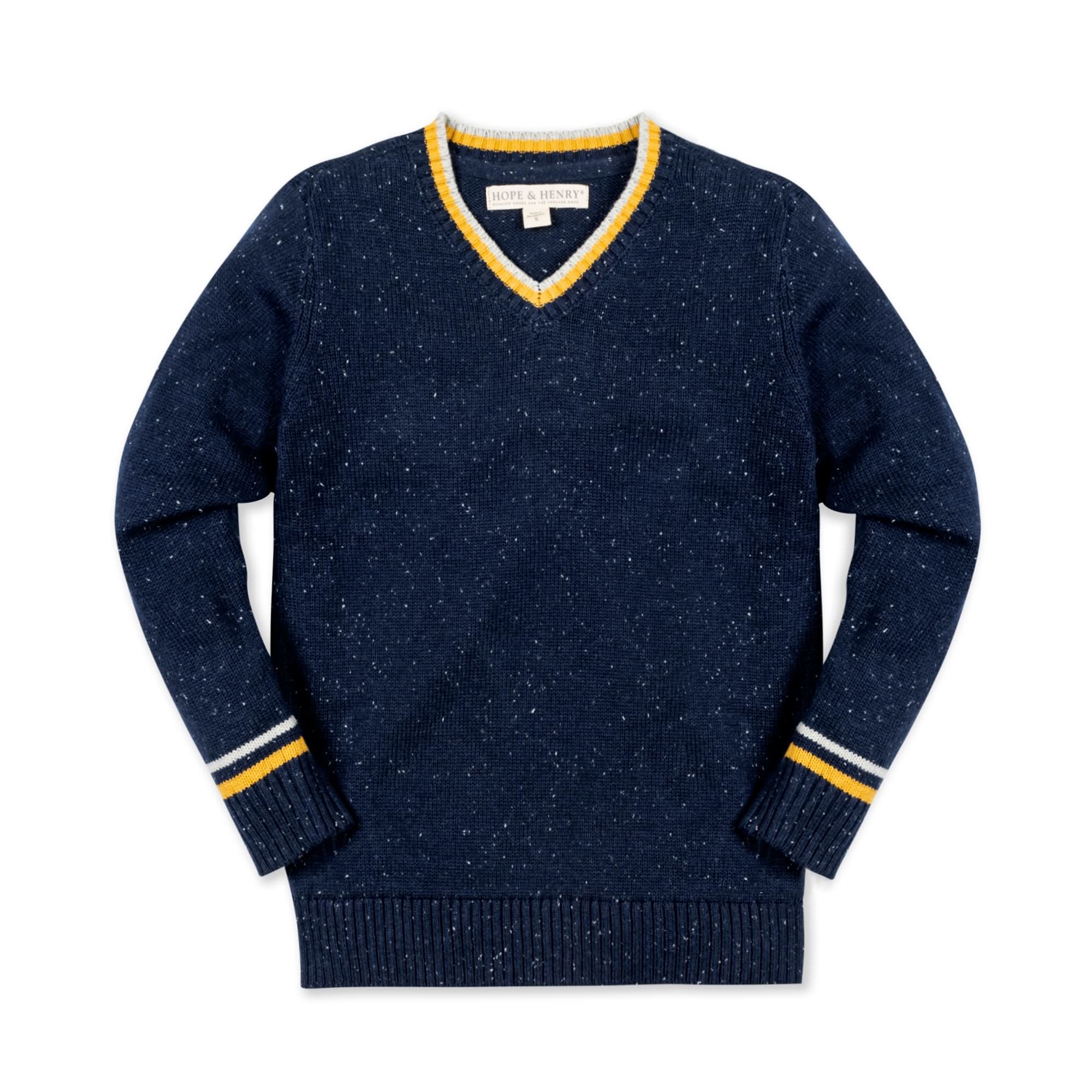 Organic V-neck Sweater