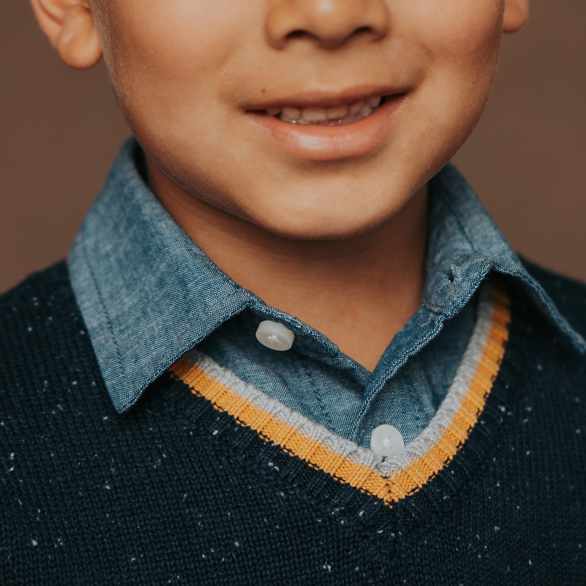 Organic V-neck Sweater