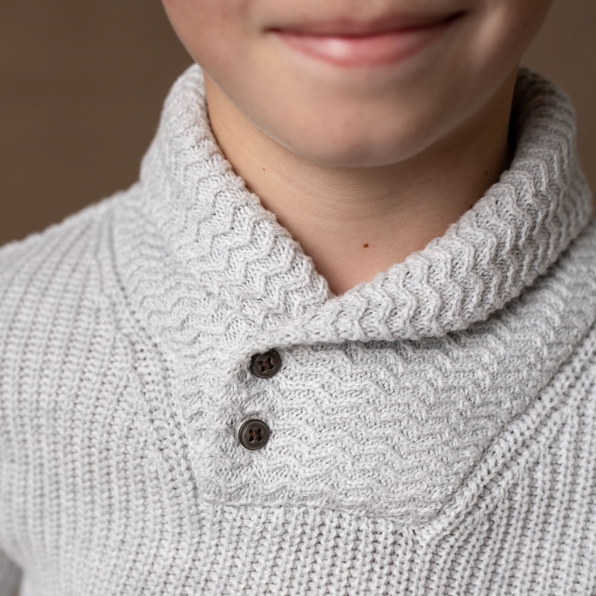 Organic Shawl Collar Sweater - Baby