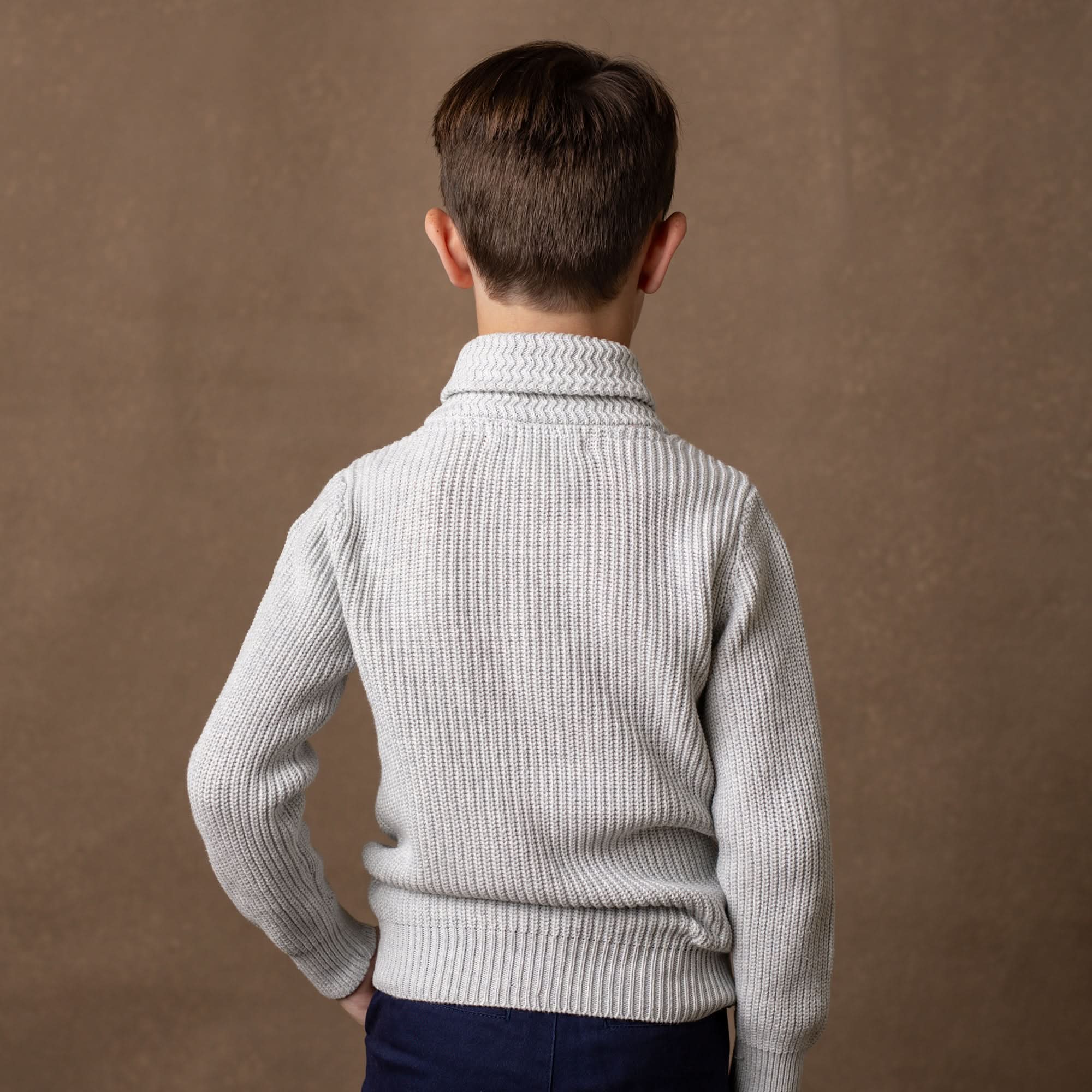 Organic Shawl Collar Sweater - Baby