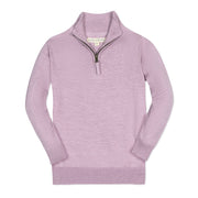 Organic Fine Gauge Half Zip Sweater - Baby