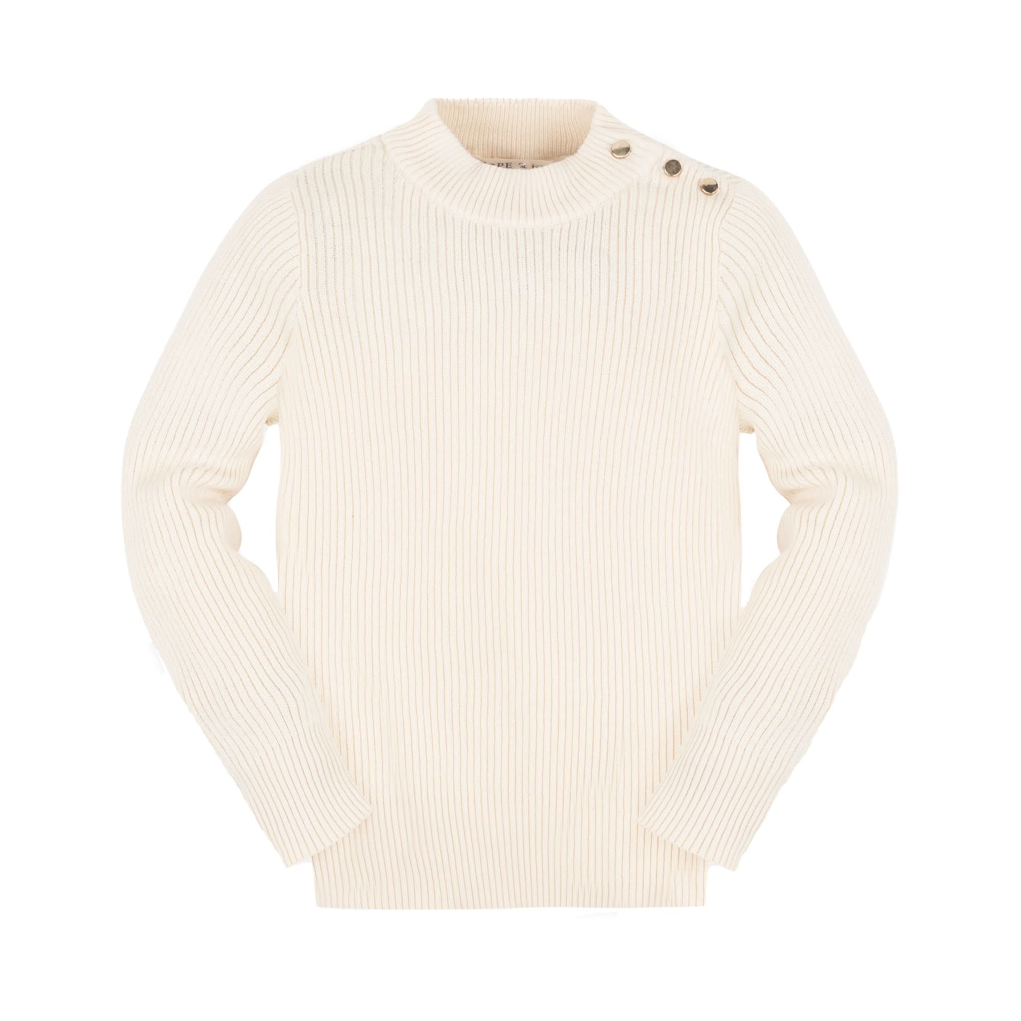 Organic Mock Neck Sweater