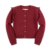 Organic Milano Ruffle Cardigan - Baby