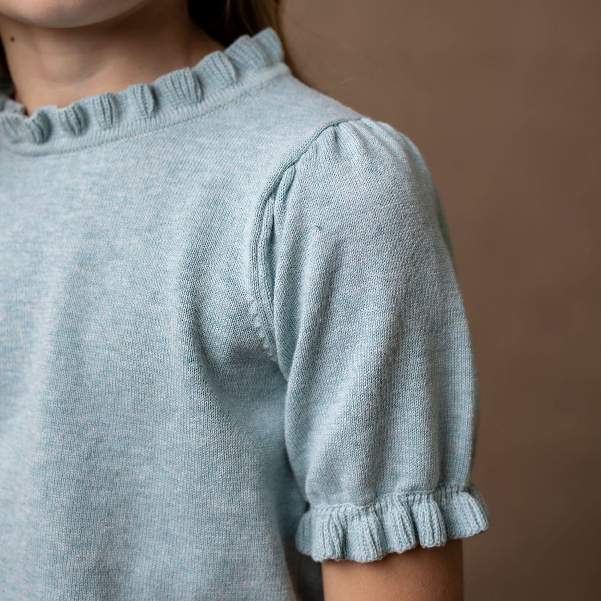 Organic Puff Sleeve Sweater - Baby