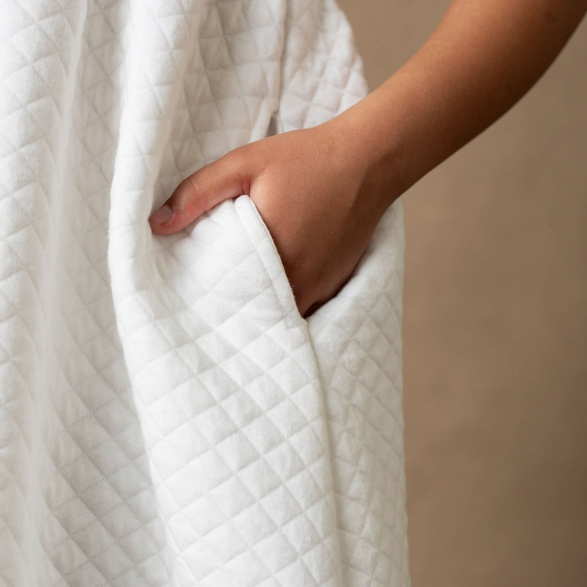Quilted Puff Sleeve Dress