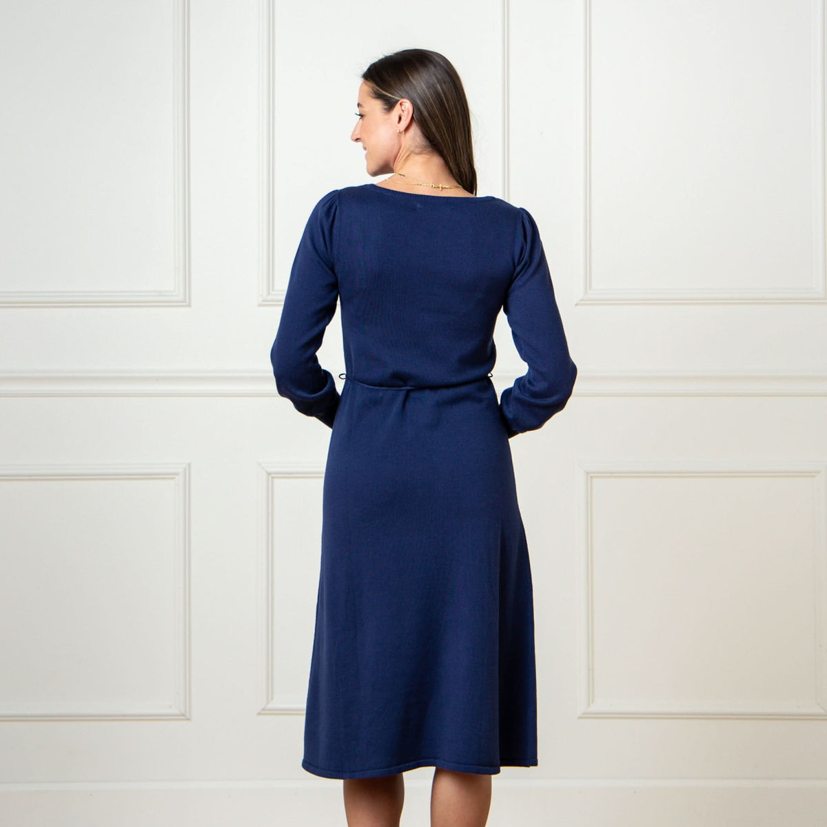 Organic Pointelle Sweater Dress