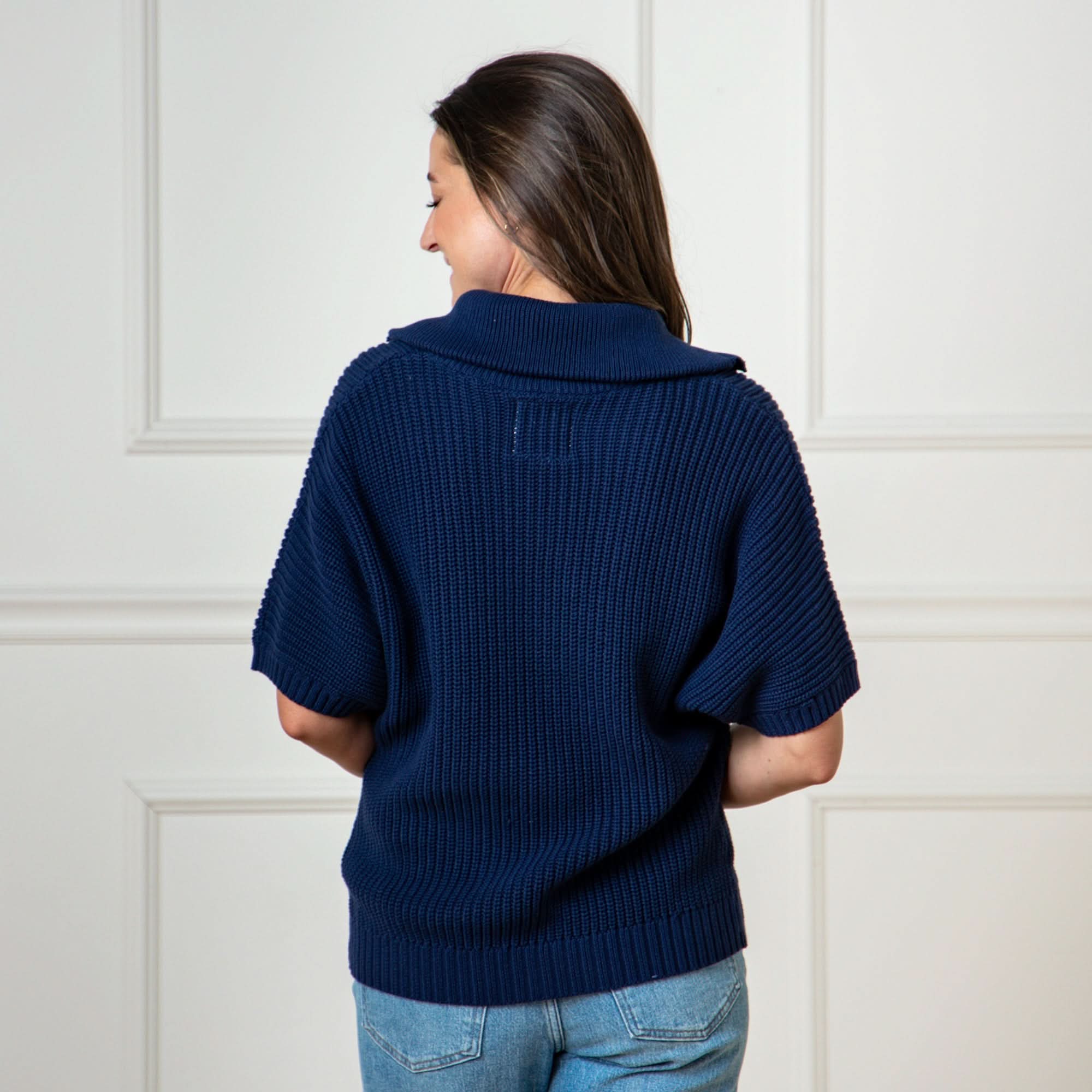 Organic Spread Collar Sweater