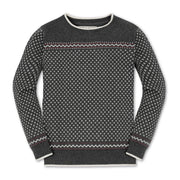 Organic Intarsia Crew Neck Sweater