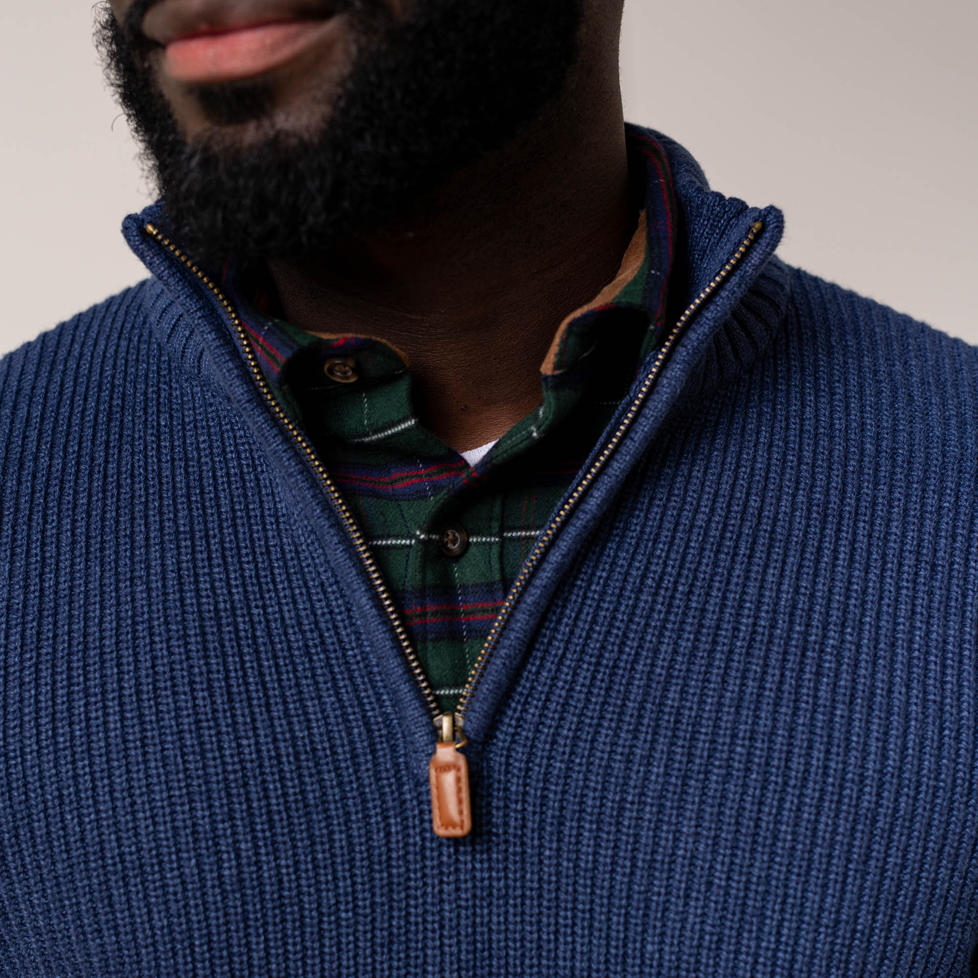 Organic Half Zip Pullover