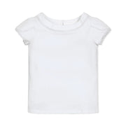 Organic Knit Top With Tulip Sleeves - Baby