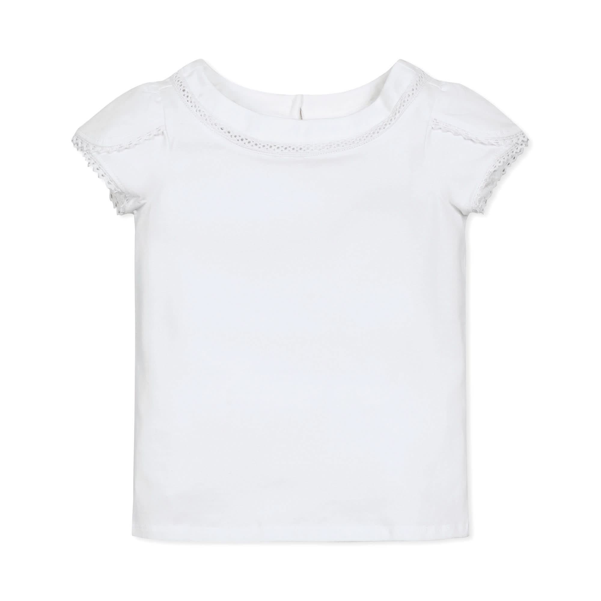 Organic Knit Top With Tulip Sleeves - Baby