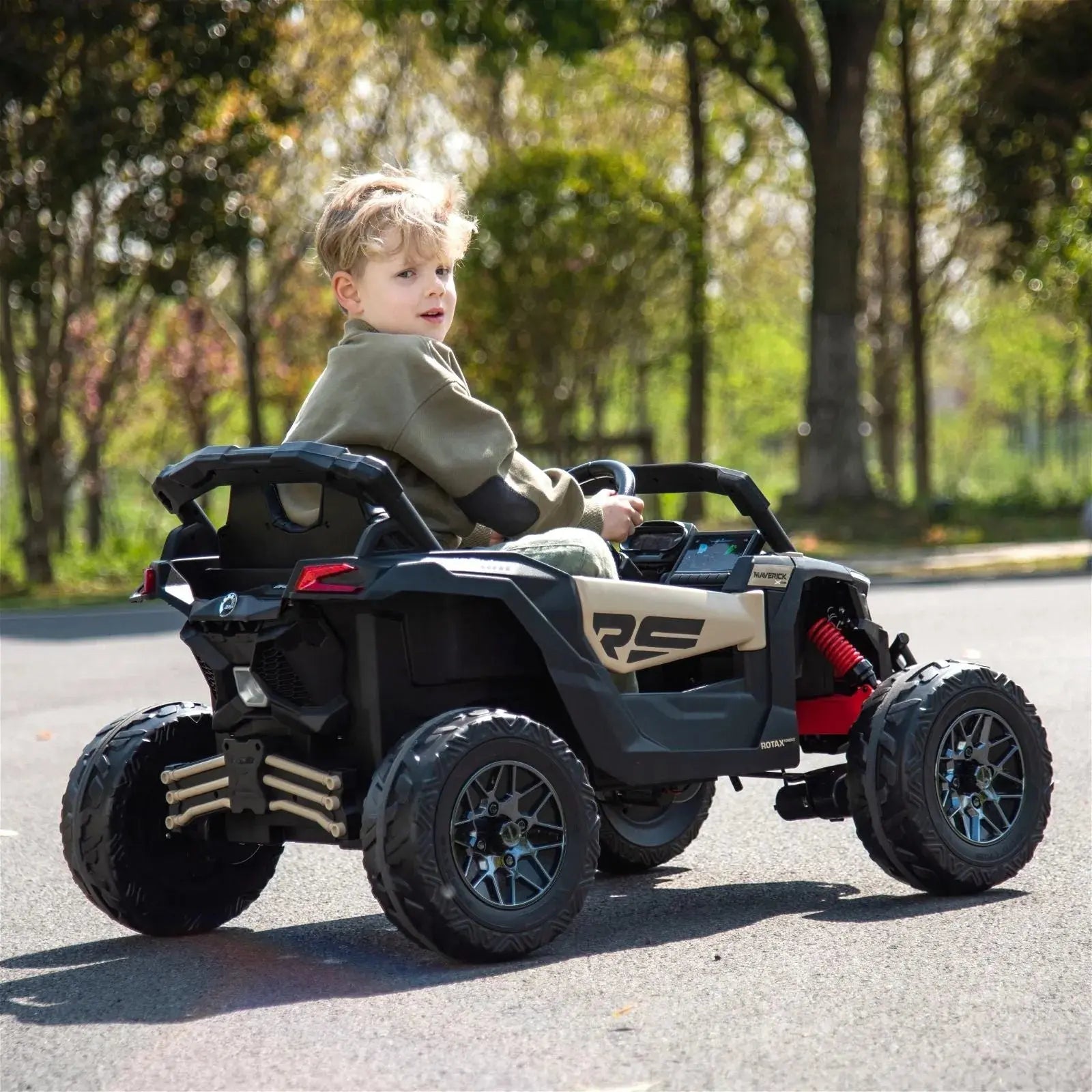 24v Can Am Maverick 1-seater Utv - Kids Electric Ride-on