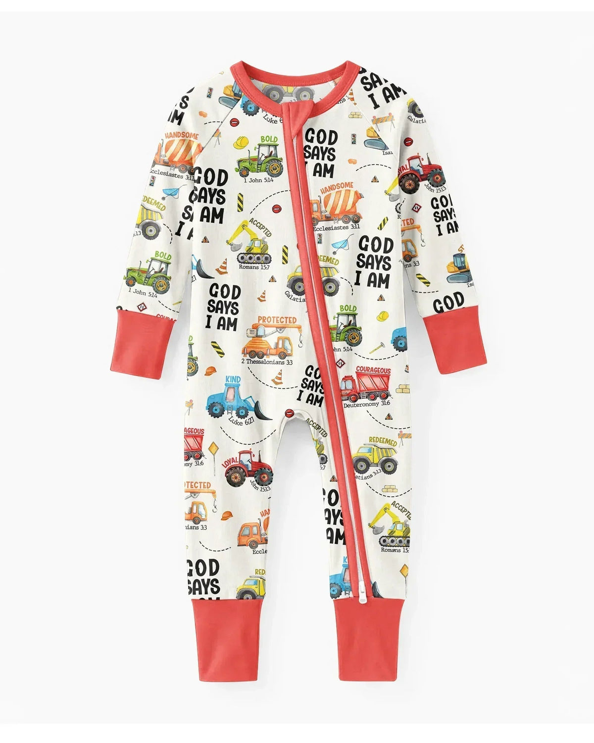 God Says I Am Boy Bamboo Convertible Zippy