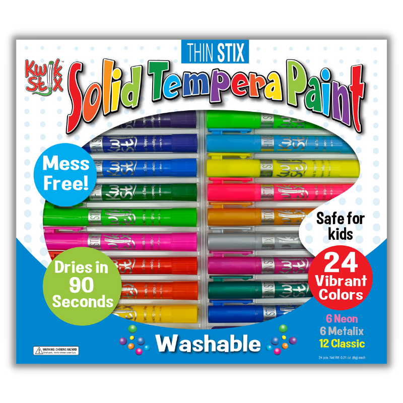 Thin Stix Paint Sticks, Set Of 24