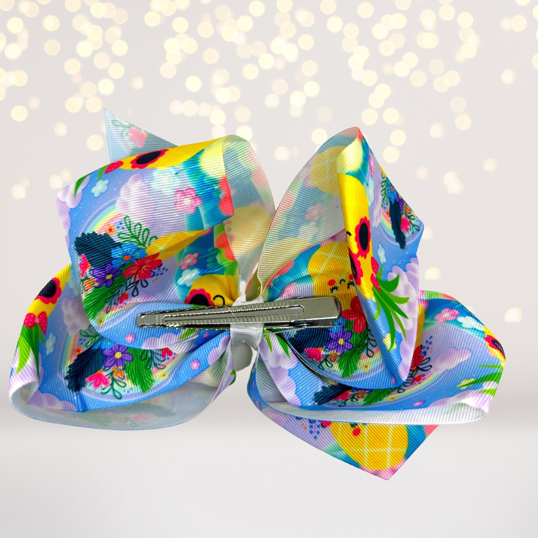 Fun Fruit Hair Bows- 8 Inches Wide