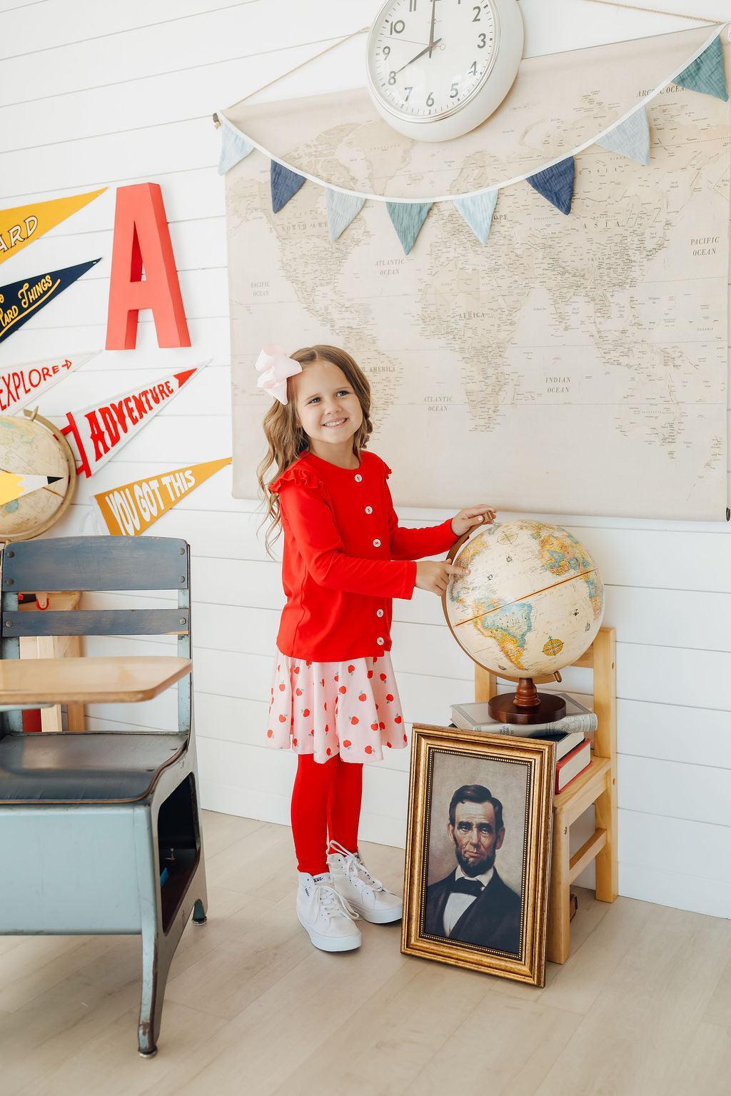 An Apple A Day Twirl Skegging