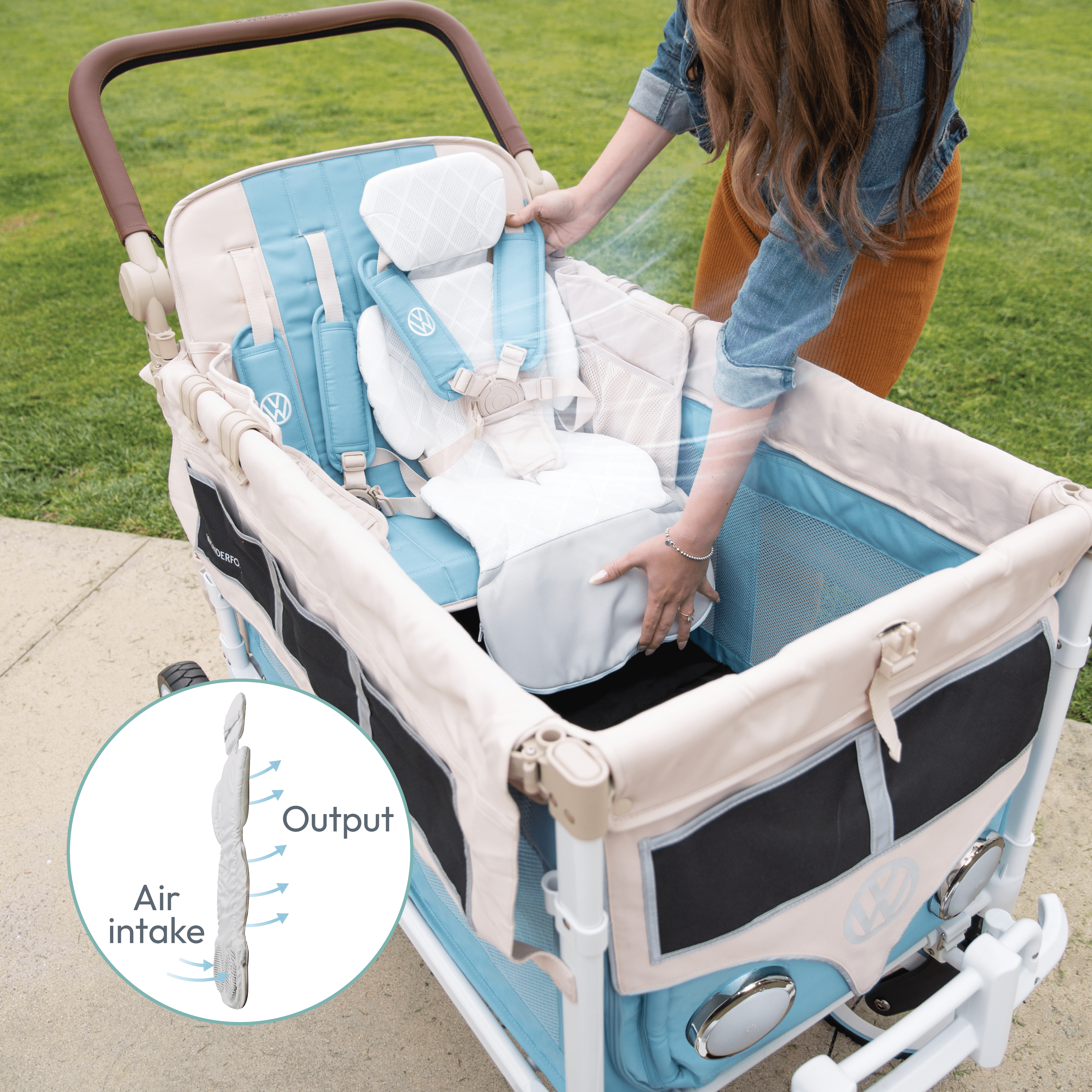 Universal Cooling Seat Cushion With Electric Fan