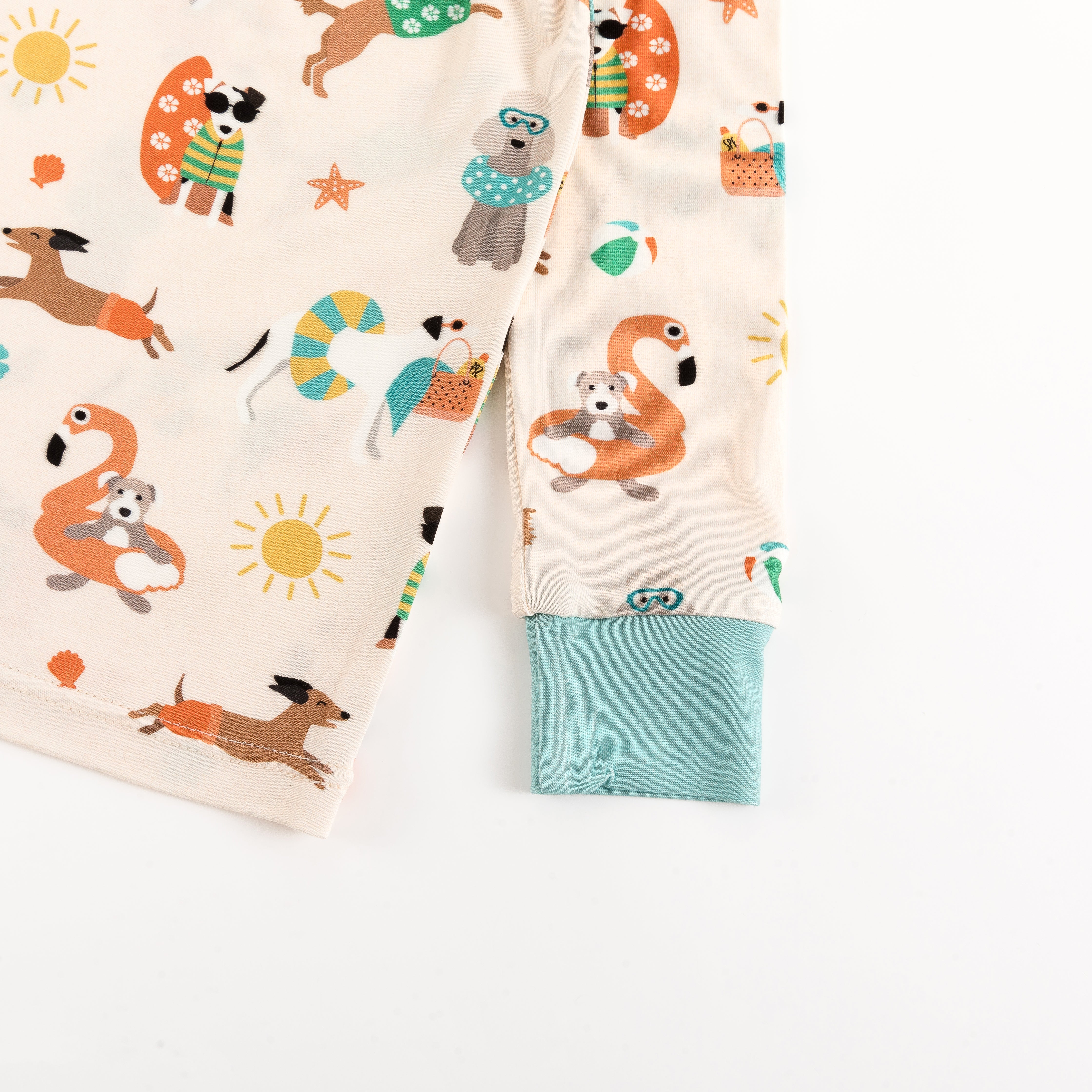 Pups In The Sun (long Sleeve Pj)