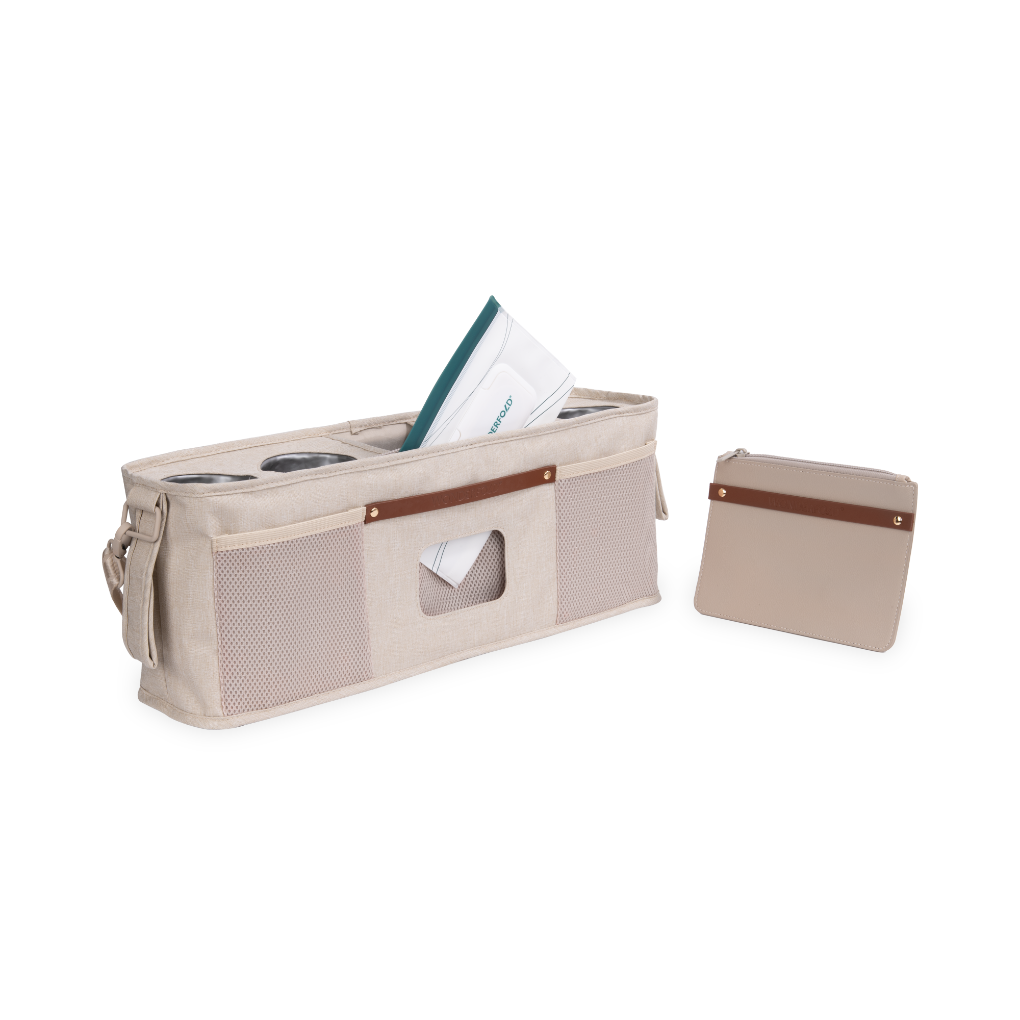 Parent Console With Insulated Cup Holders