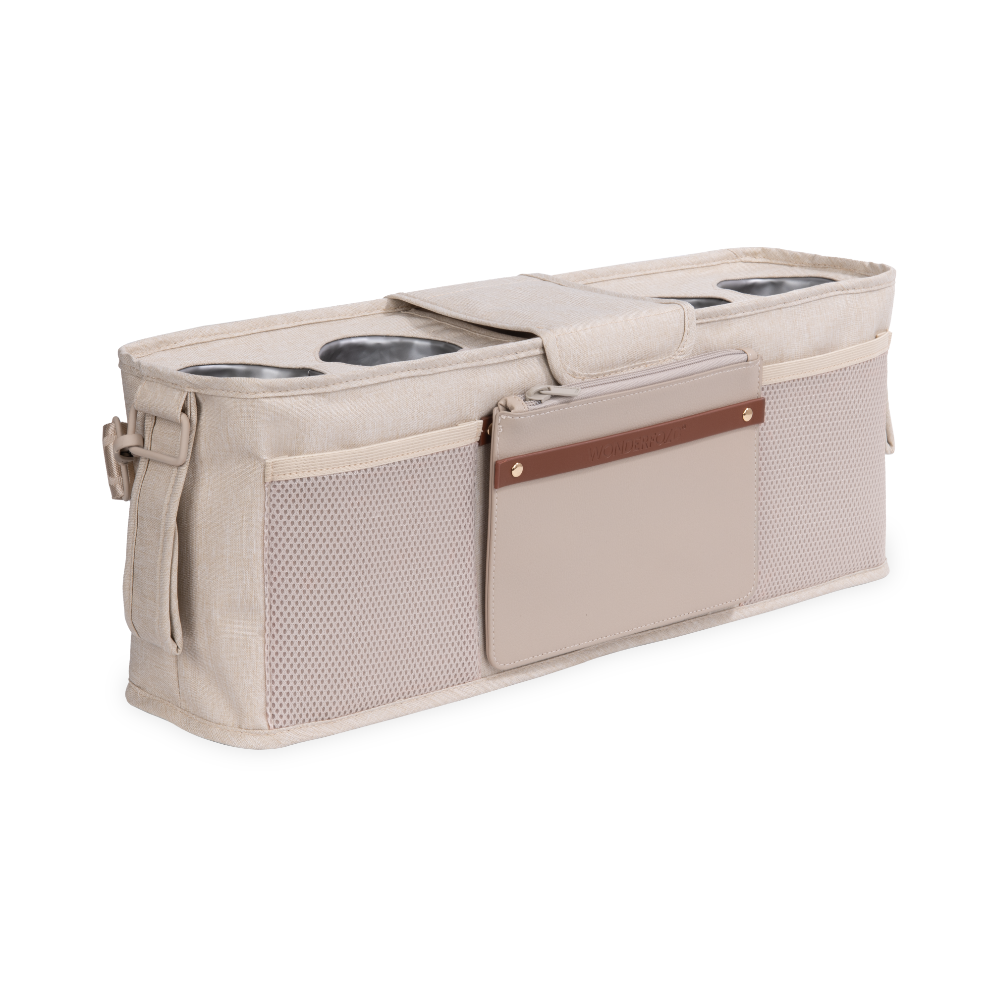 Parent Console With Insulated Cup Holders