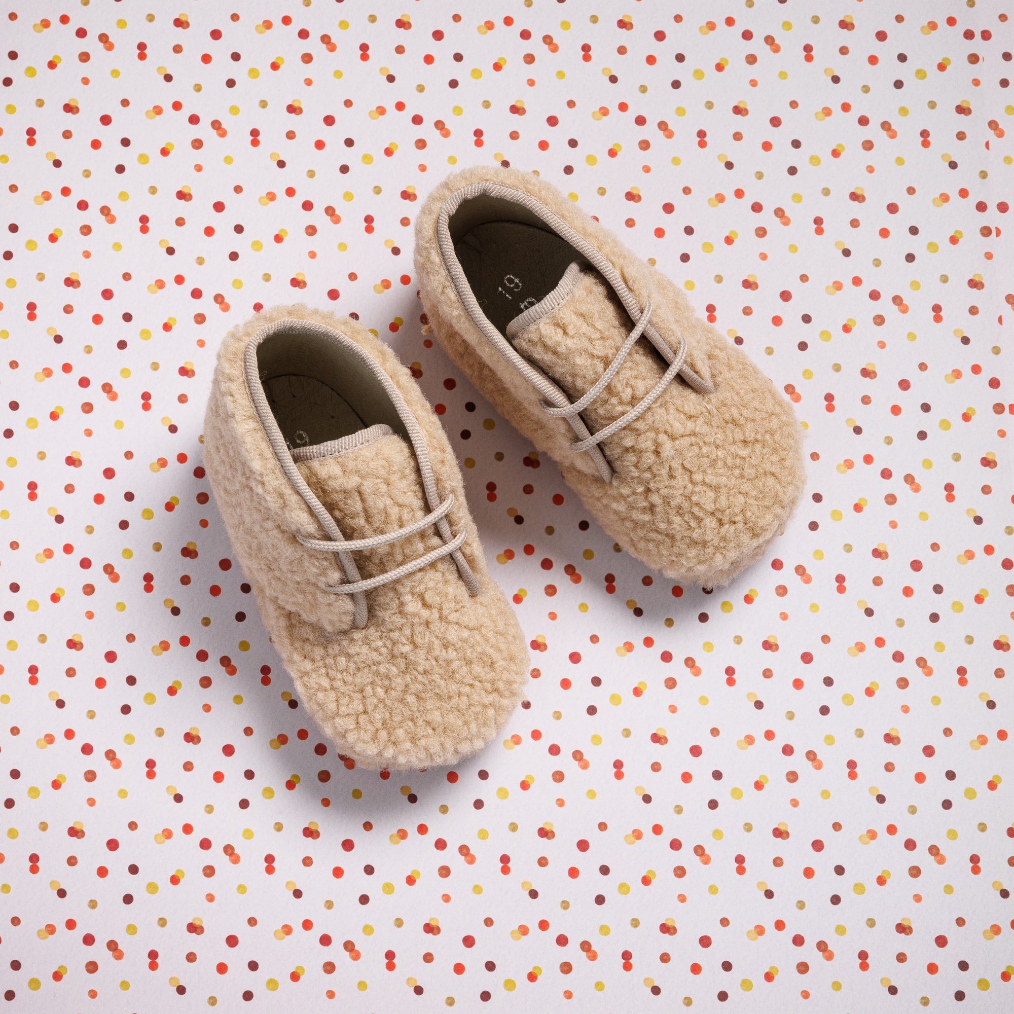 Shearling Baby Bootie Beige