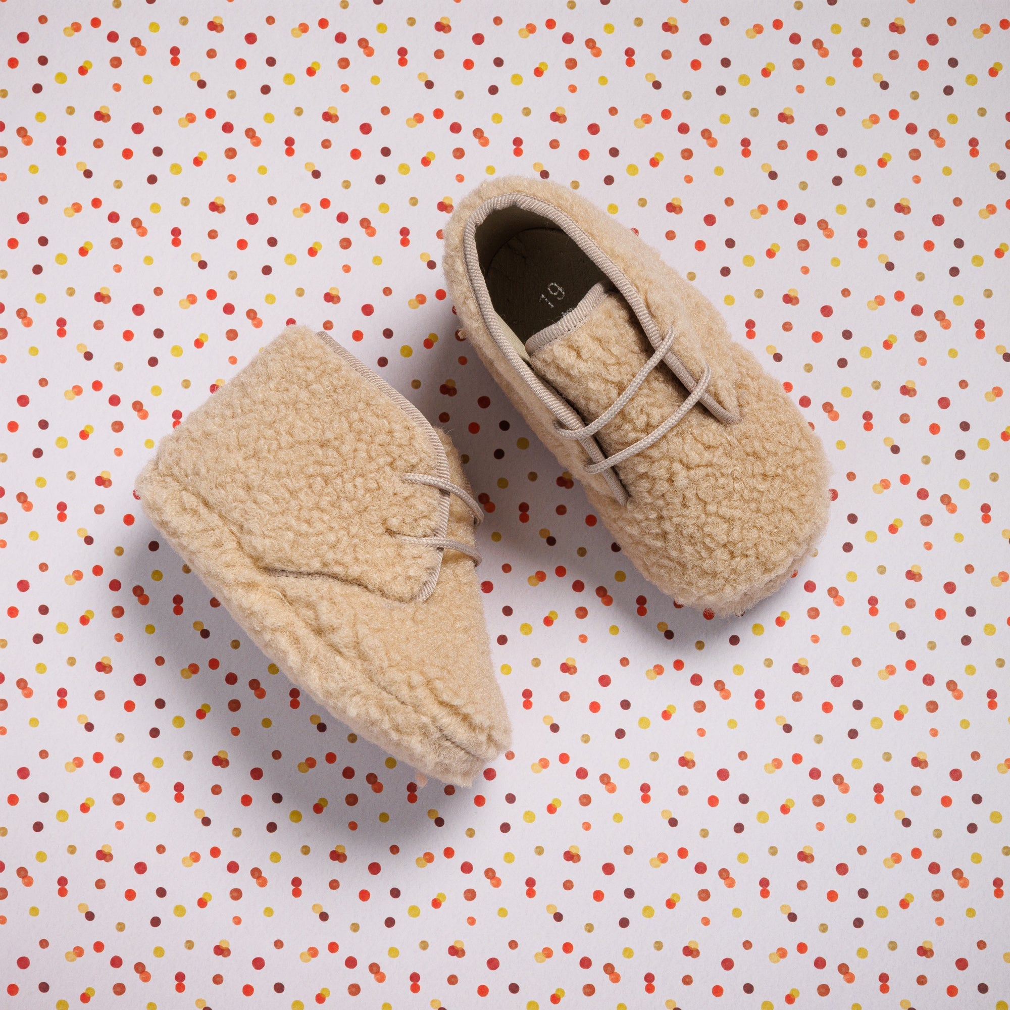 Shearling Baby Bootie Beige