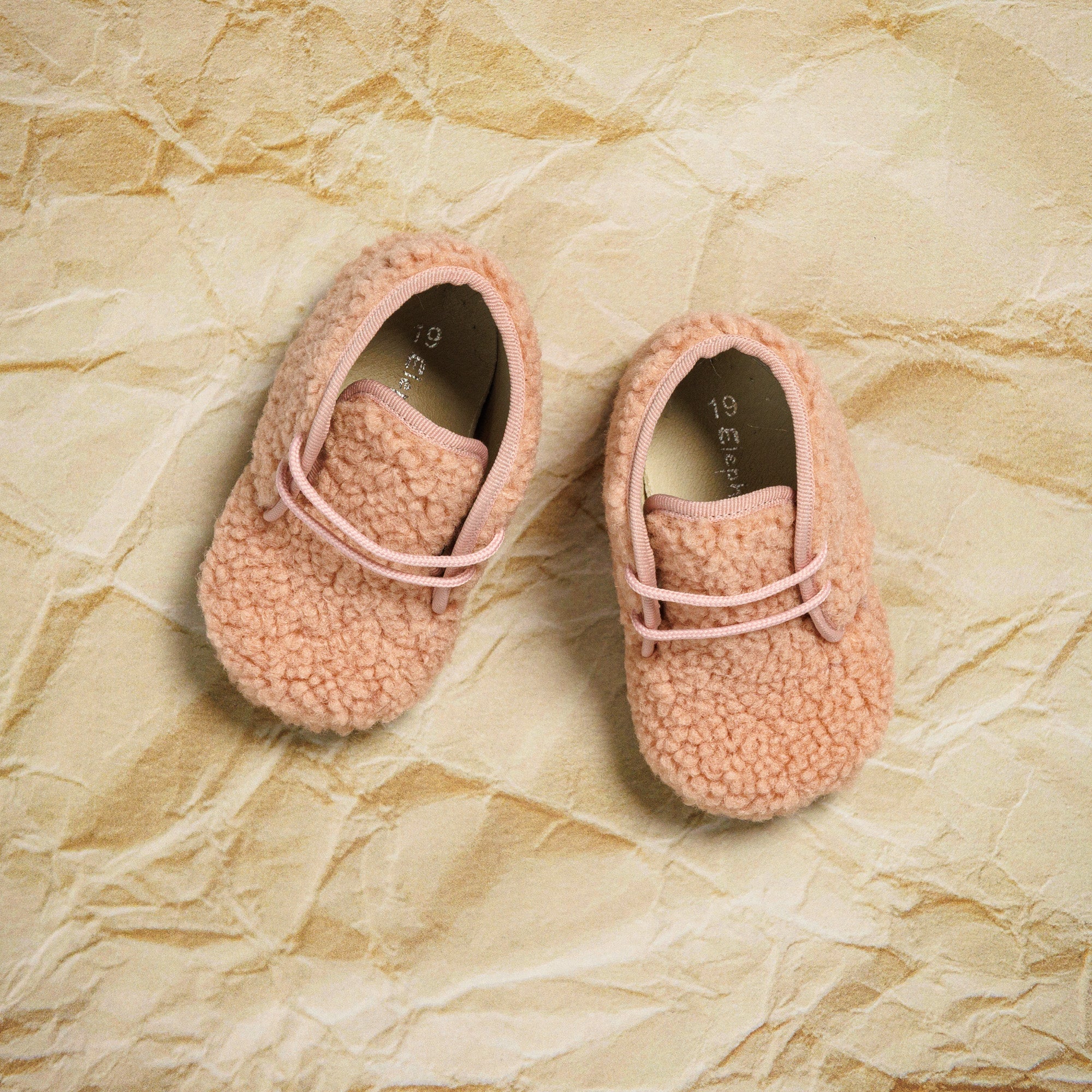 Shearling Baby Bootie Pink