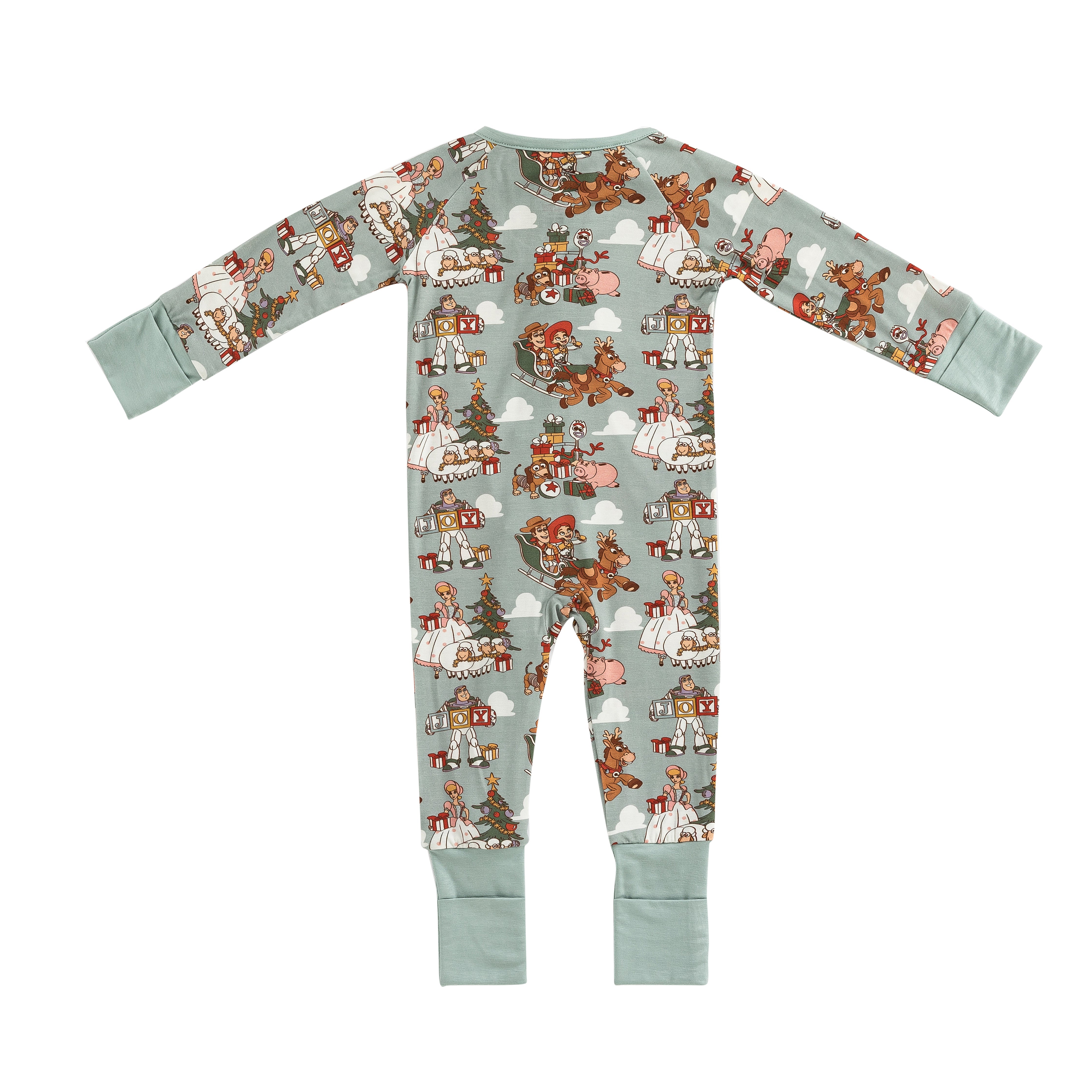 Merry Toy Ride (convertible Zip Footies)