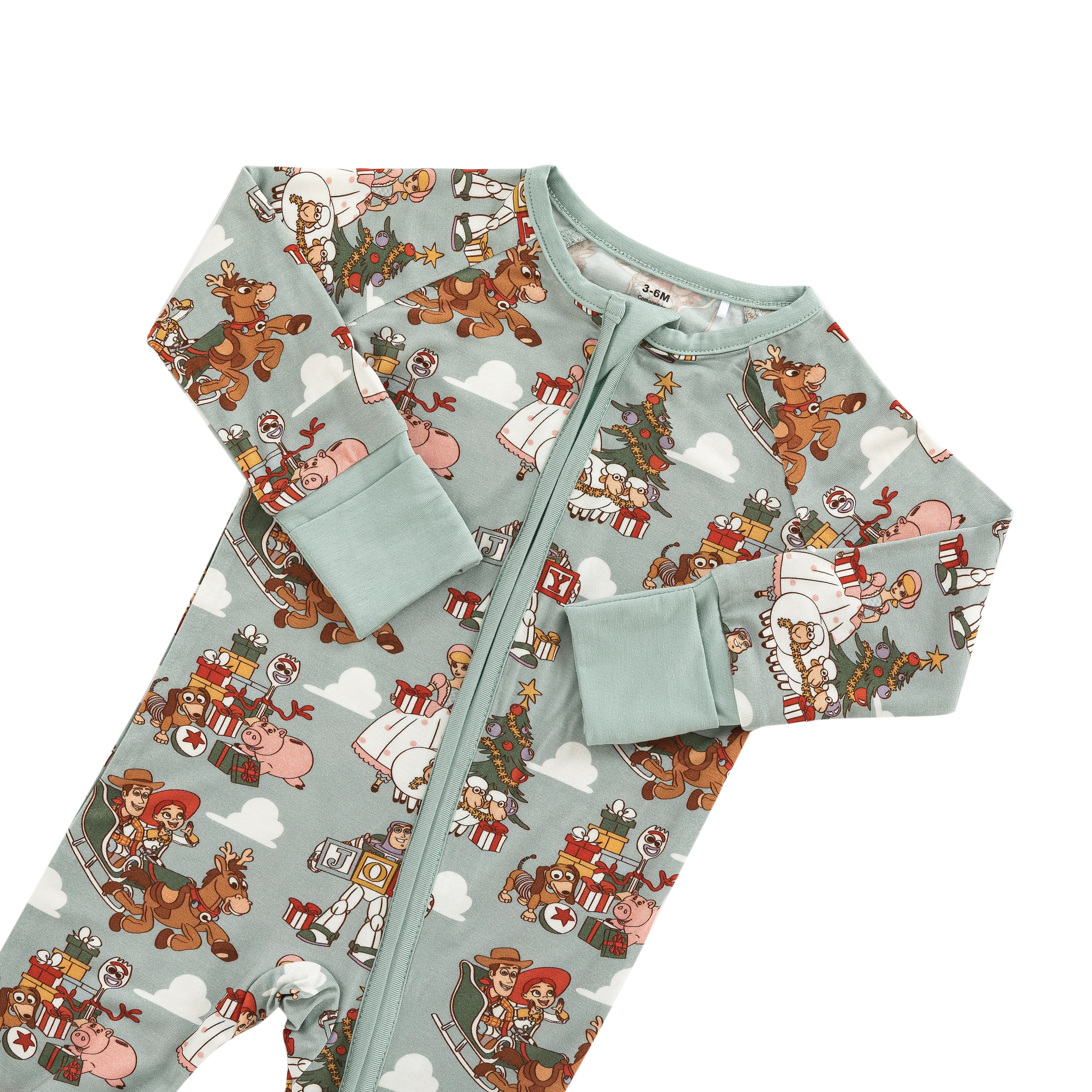 Merry Toy Ride (convertible Zip Footies)