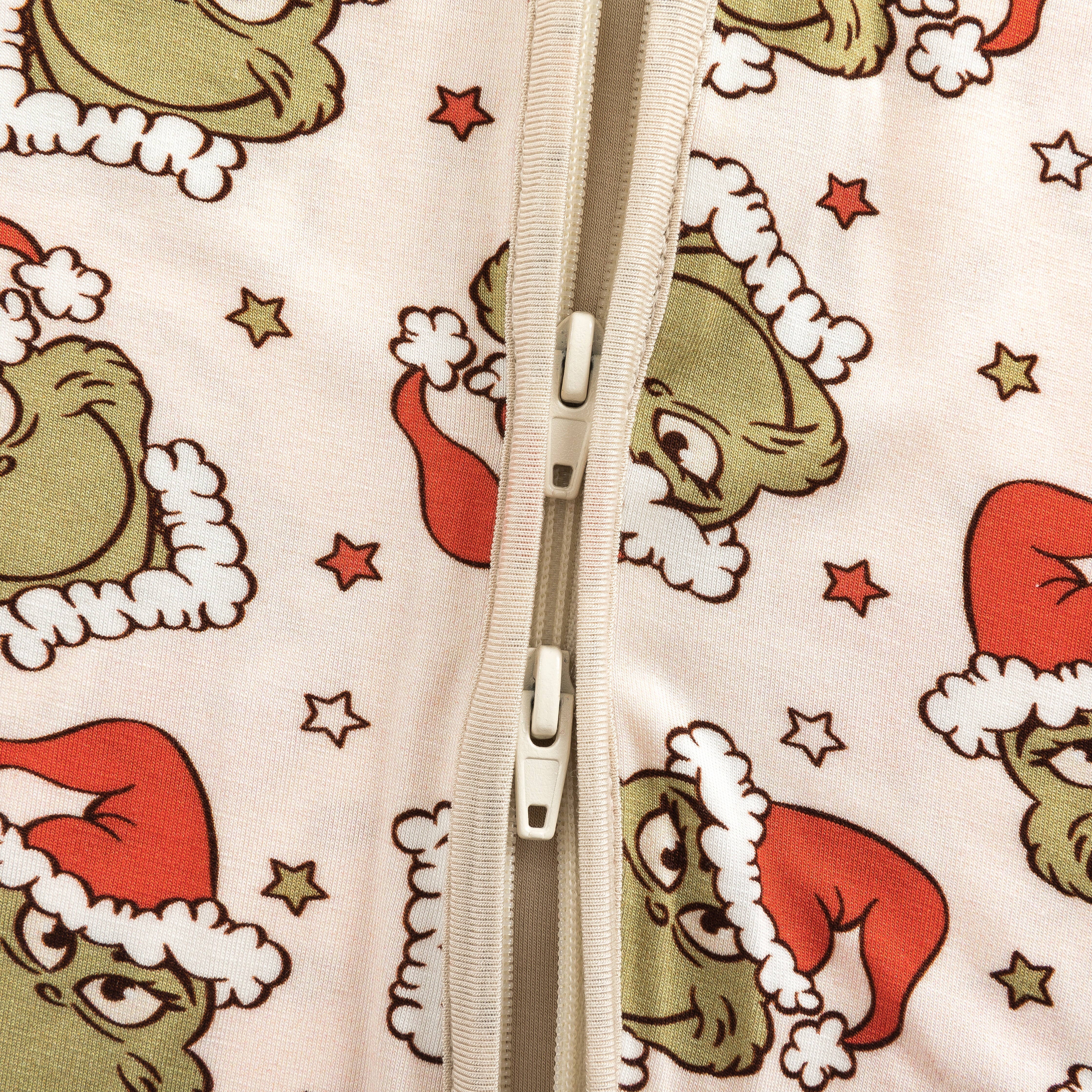 Grinchy Cheer (convertible Zip Footies)