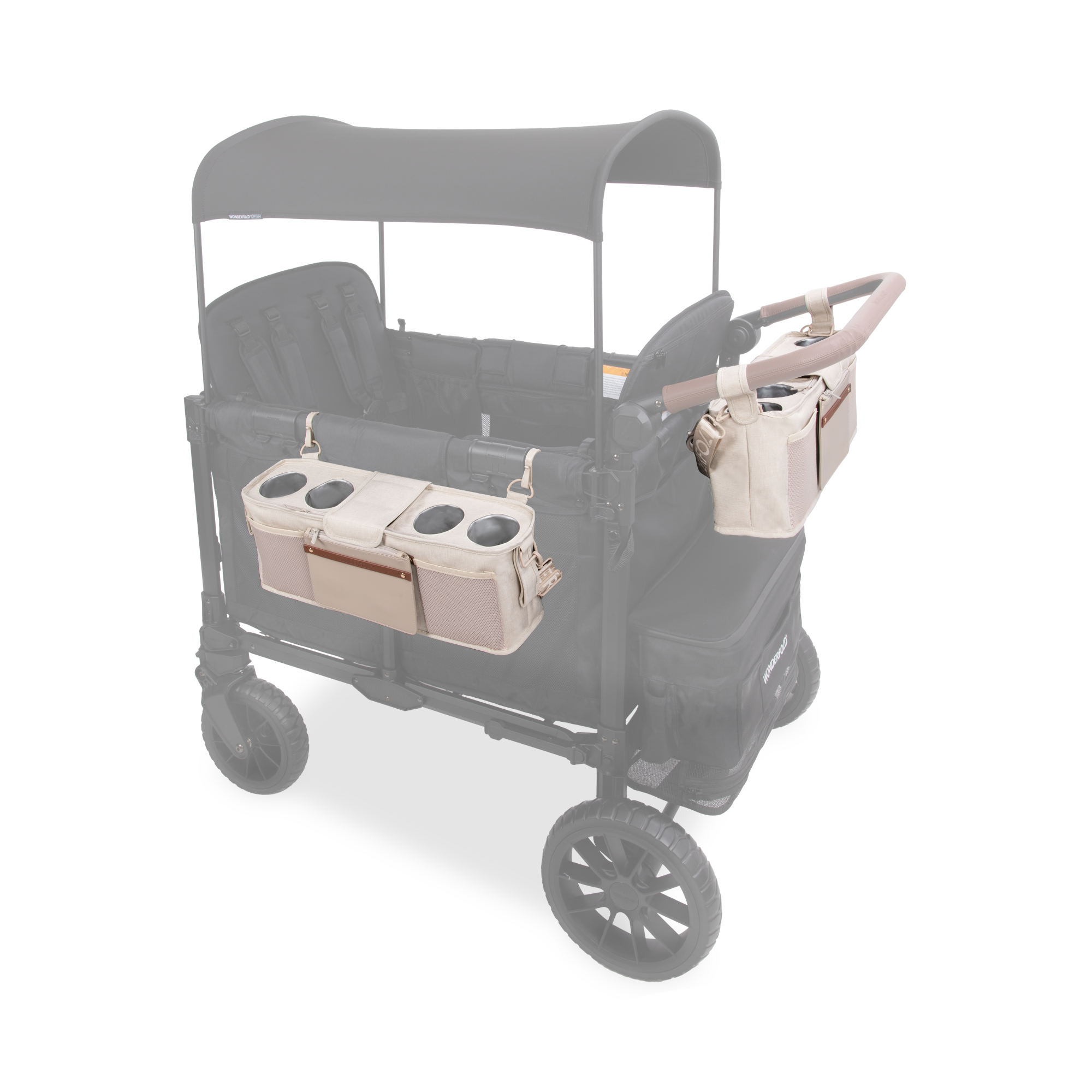 Parent Console With Insulated Cup Holders