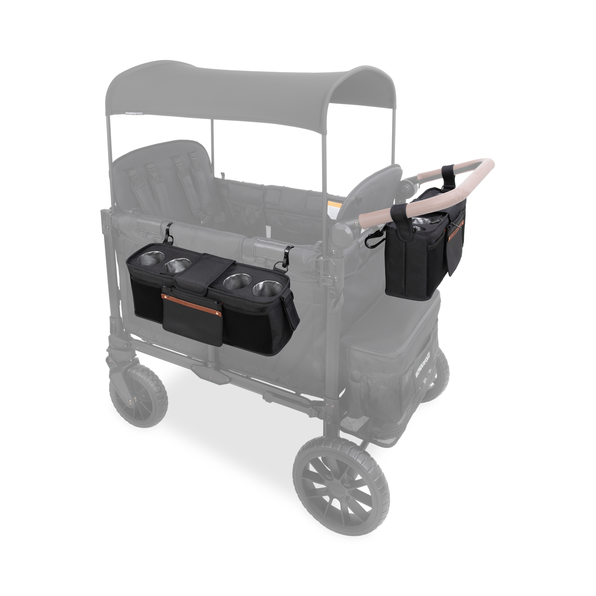 Parent Console With Insulated Cup Holders