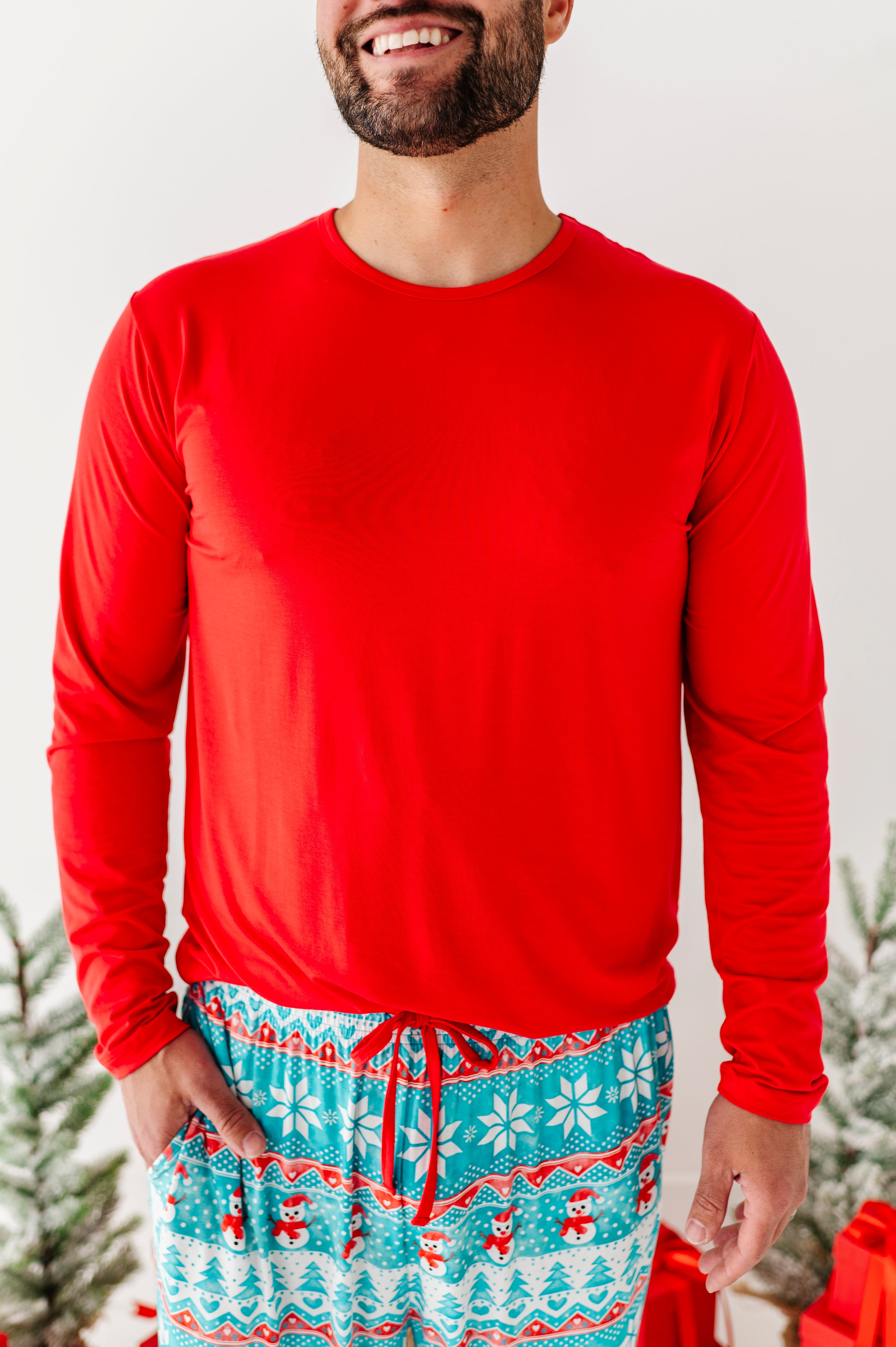 Frosty Fair Isle Men's Lounge Set