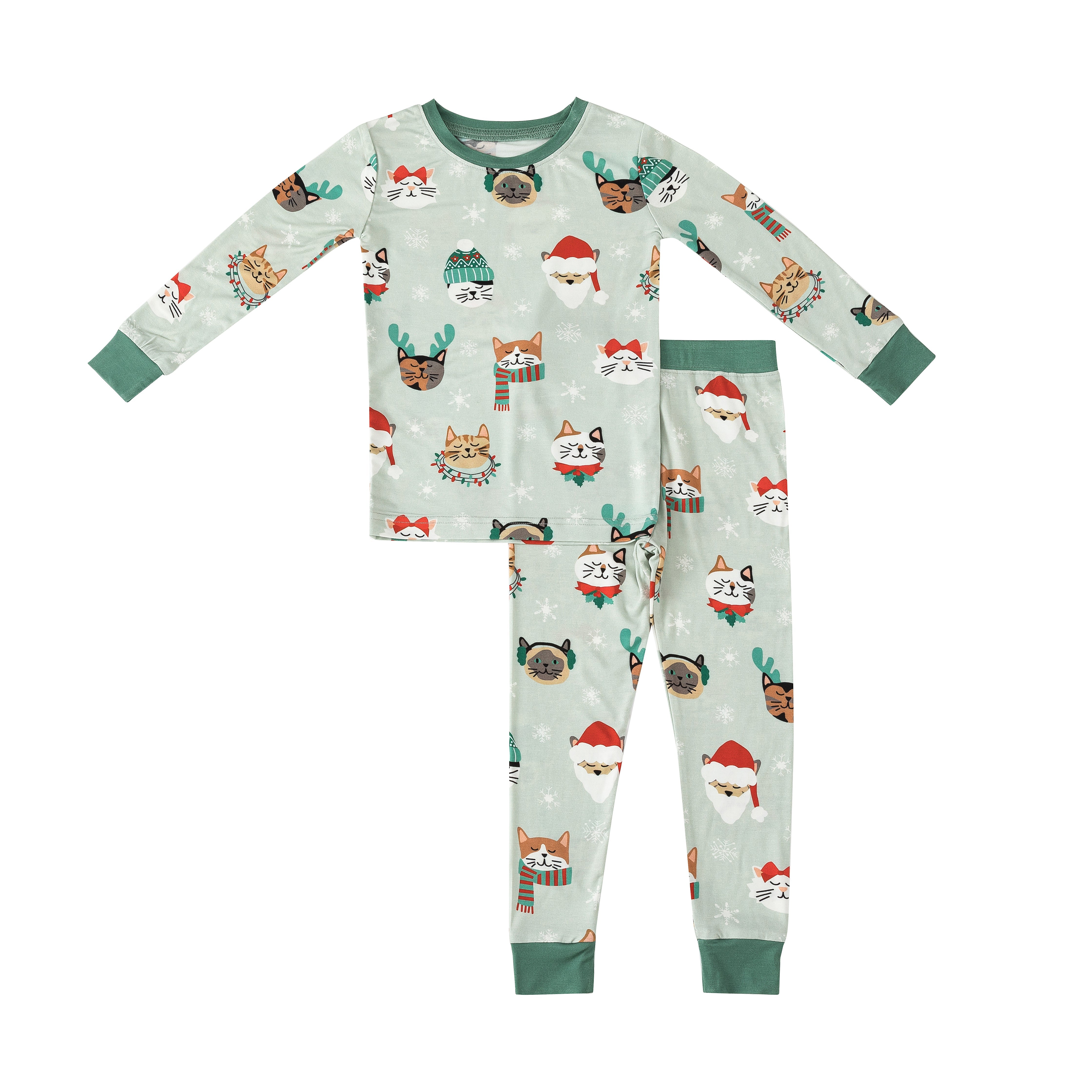 Purr The Halls (long Sleeve Pj)