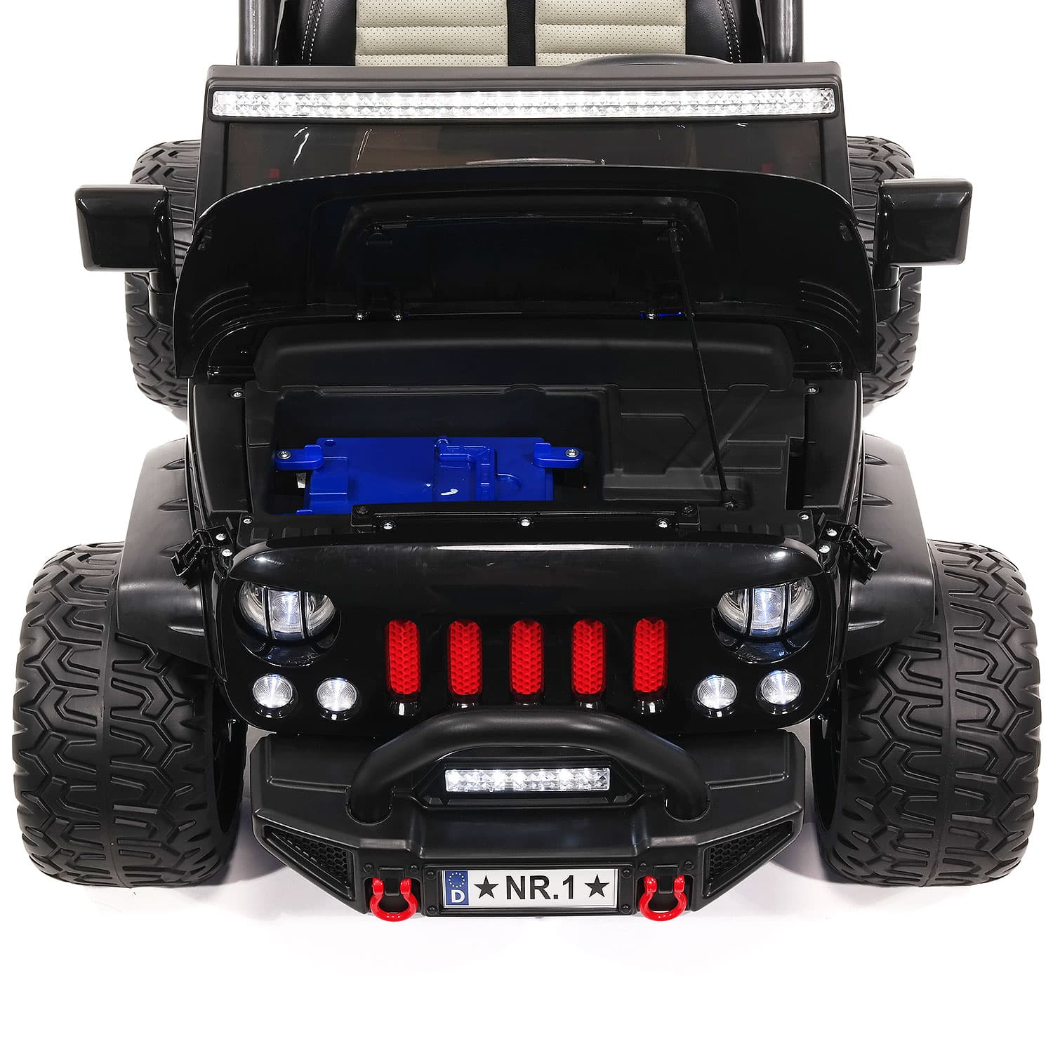 Trail Explorer 24v Kids Ride-on Car Truck With R/c Parental Remote | Fire Rescue