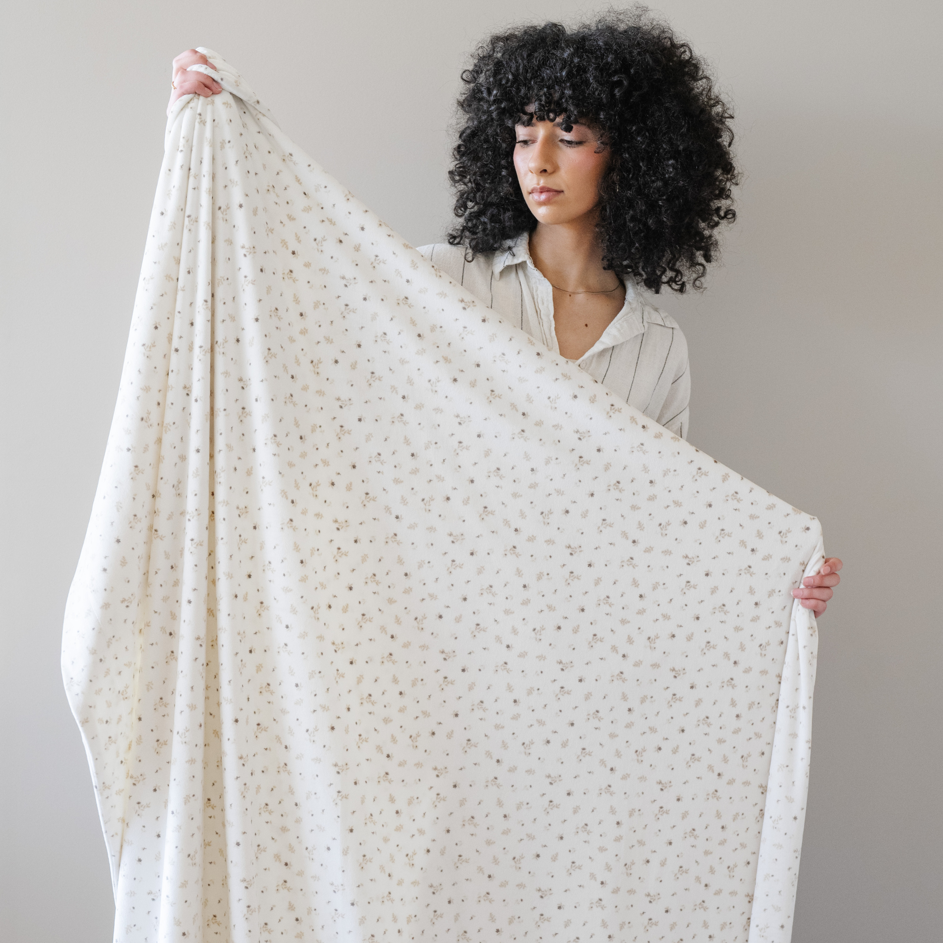 Minky Stretch Throw Blankets