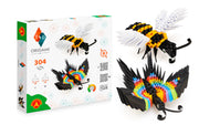 Origami 3D - Bee and Butterfly