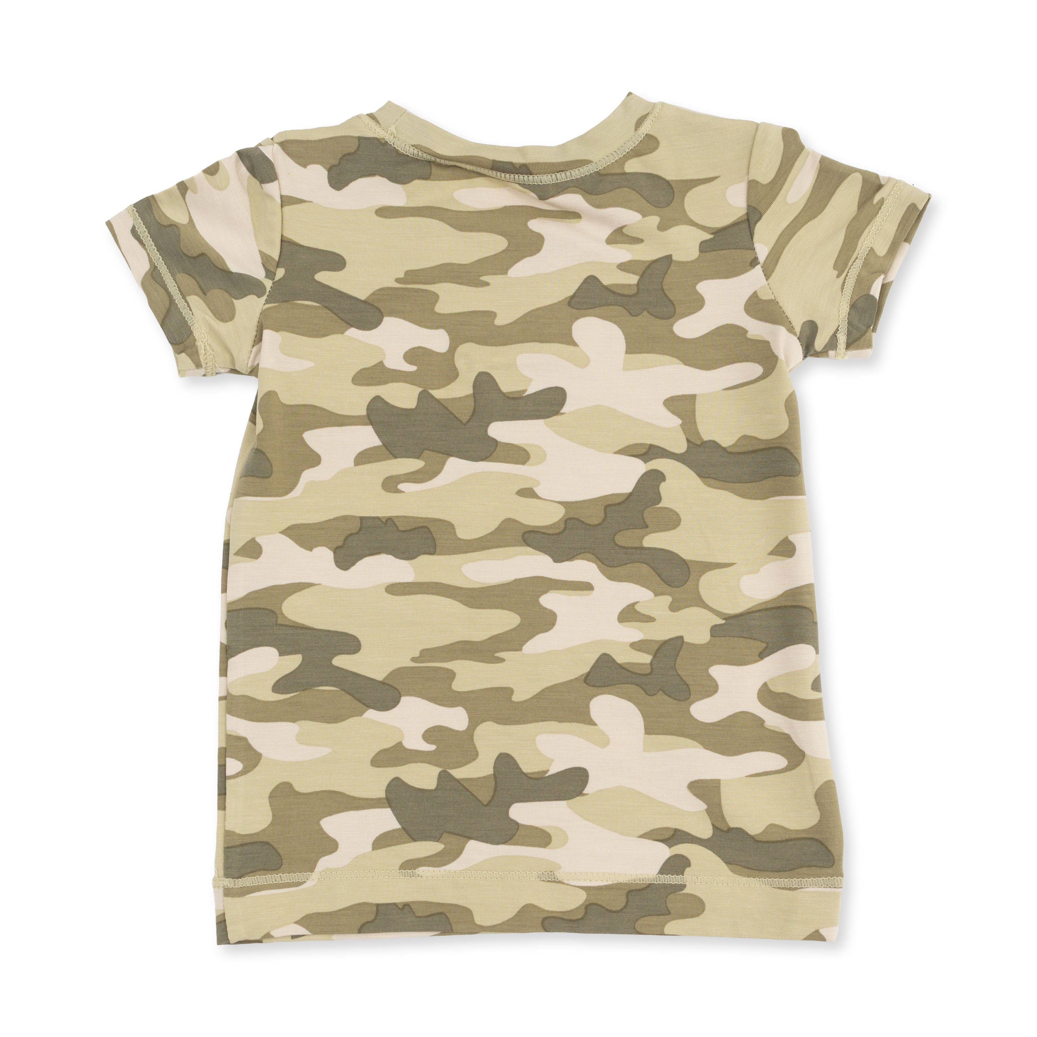 Camo - Short Sleeve Loungewear Set