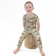 Camo - Short Sleeve Loungewear Set