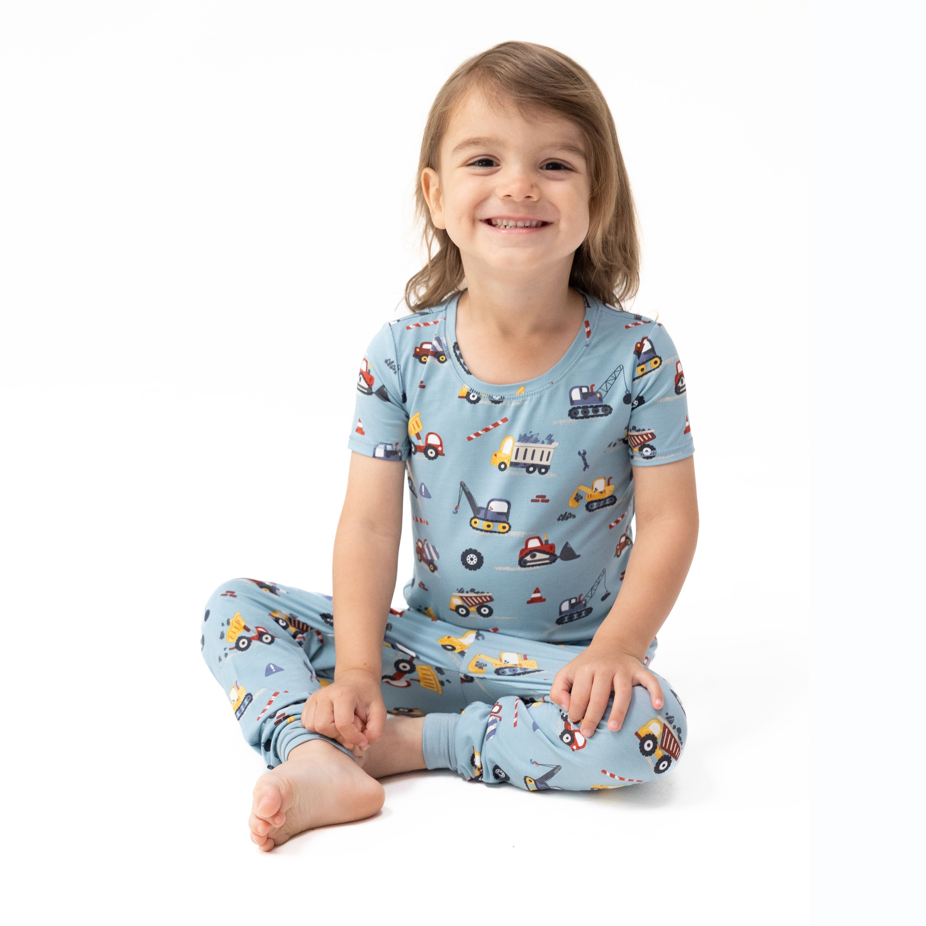 Crayon Construction - Short Sleeve Loungewear Set